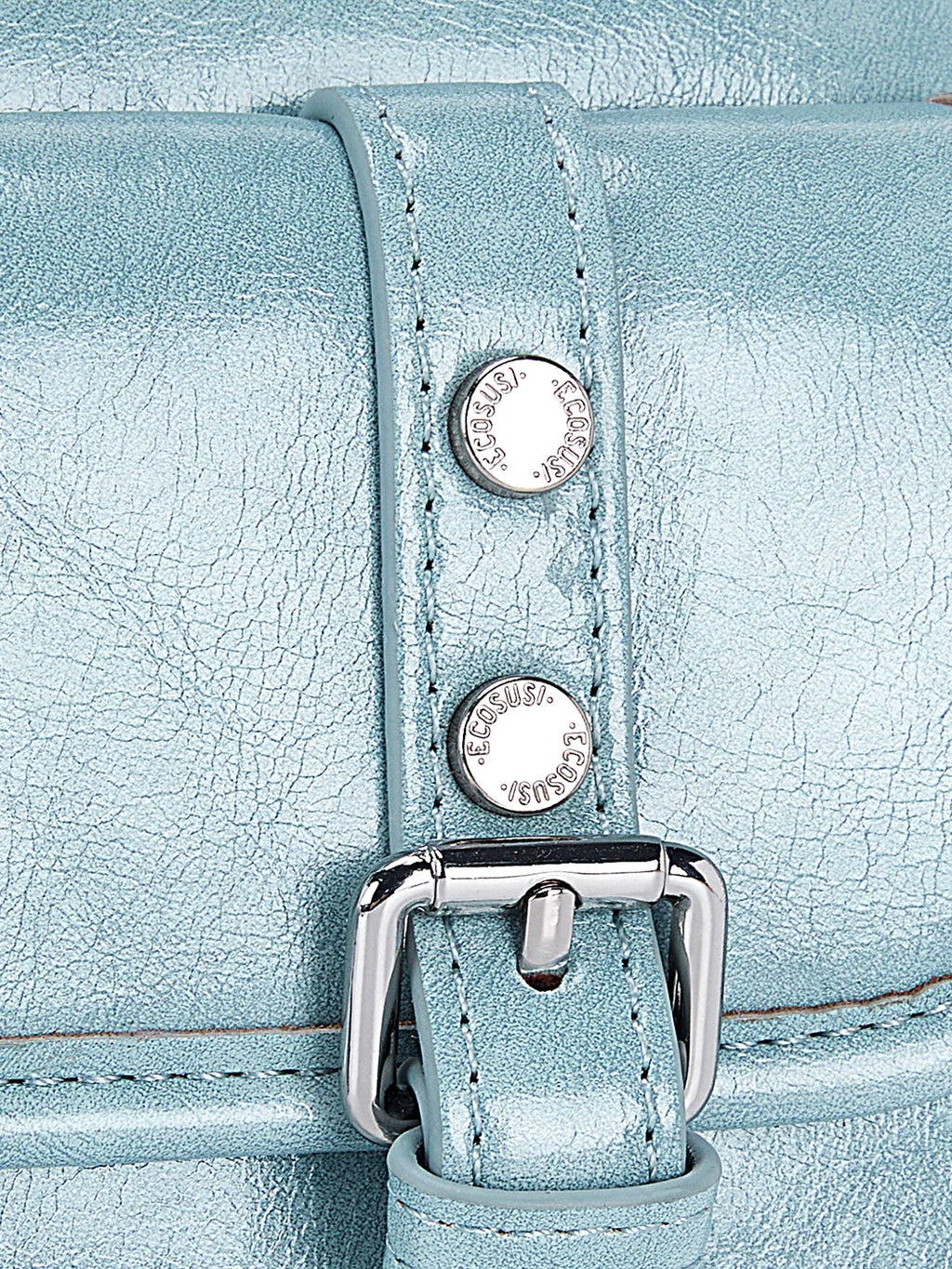 Mia Wide Strap Vegan Leather Crossbody Bag