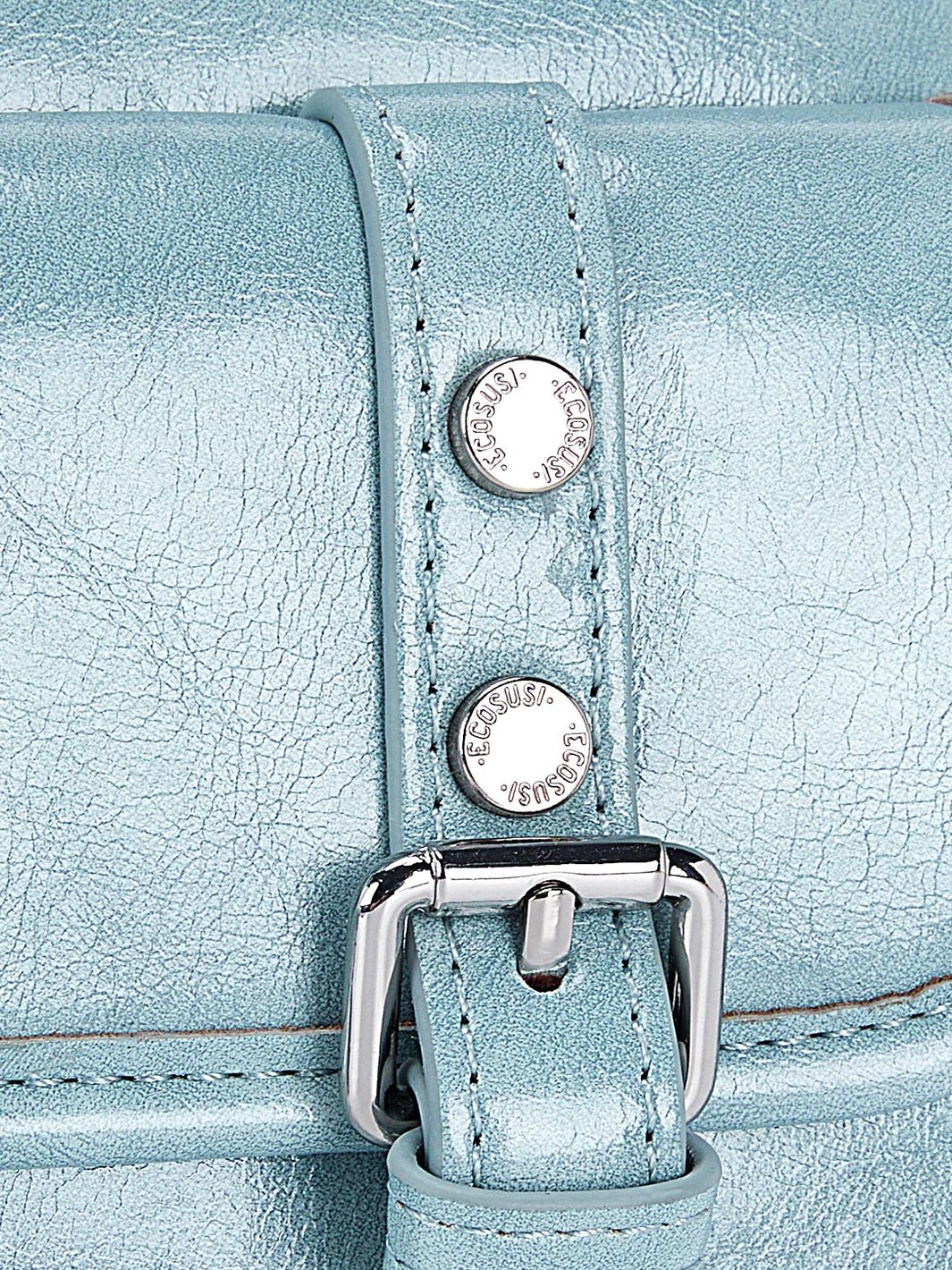 Mia Wide Strap Vegan Leather Crossbody Bag