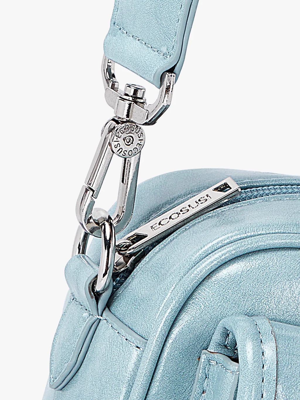 Mia Wide Strap Vegan Leather Crossbody Bag