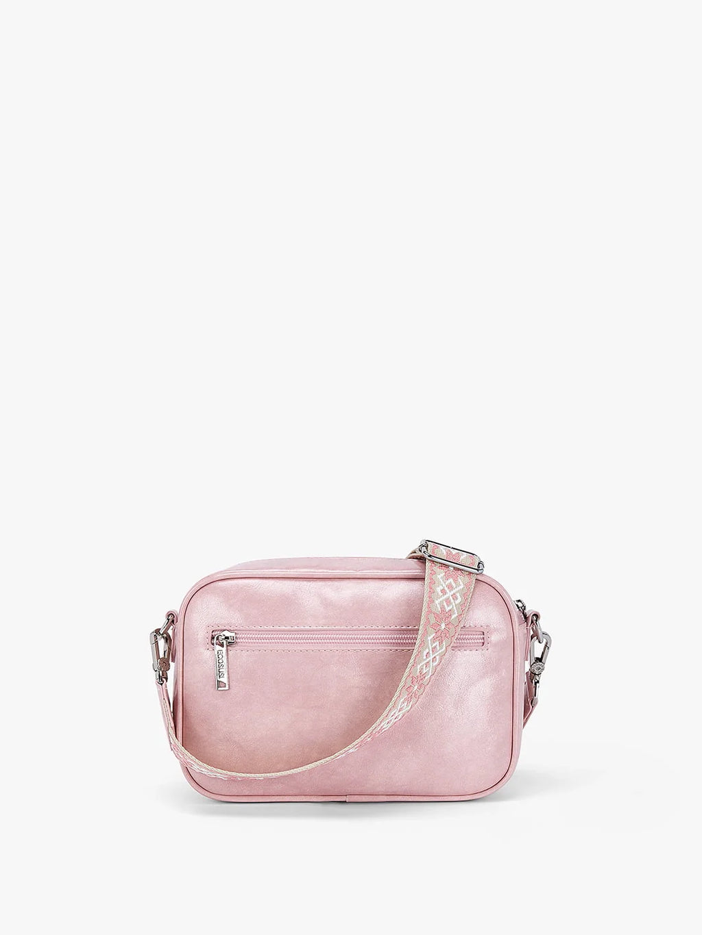 Mia Wide Strap Vegan Leather Crossbody Bag