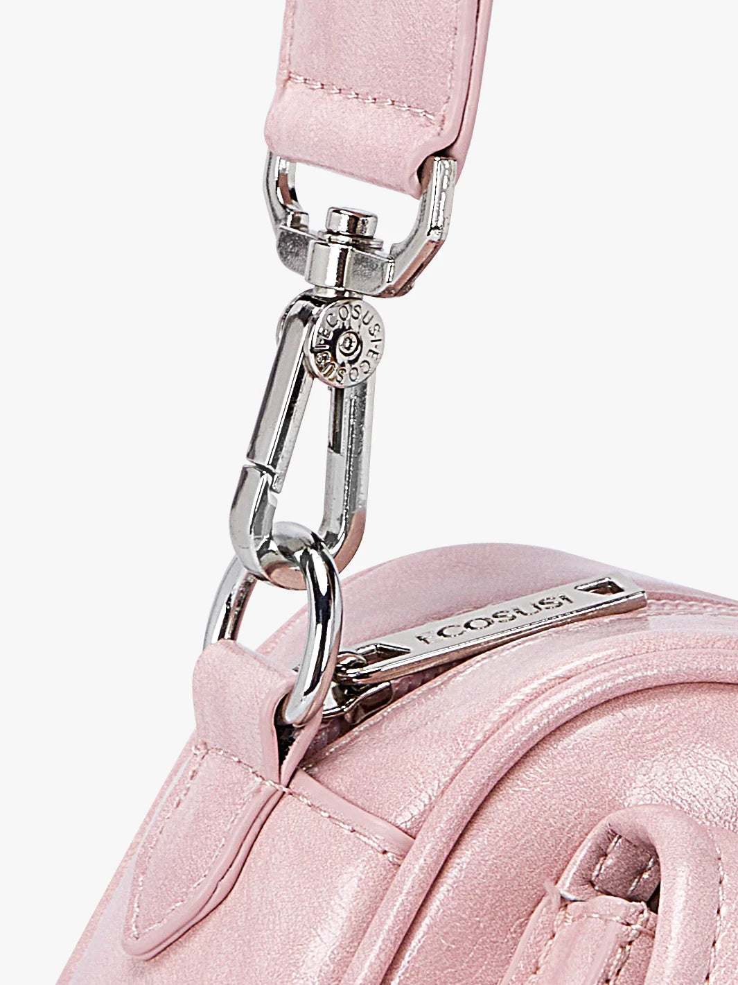 Mia Wide Strap Vegan Leather Crossbody Bag