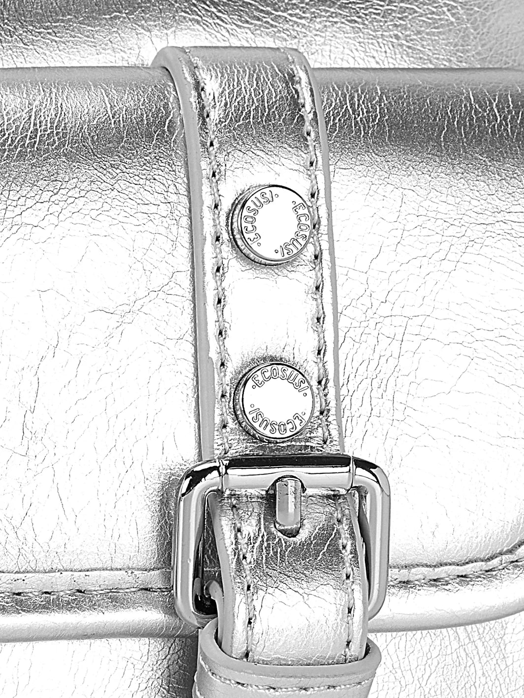 Mia Wide Strap Vegan Leather Crossbody Bag