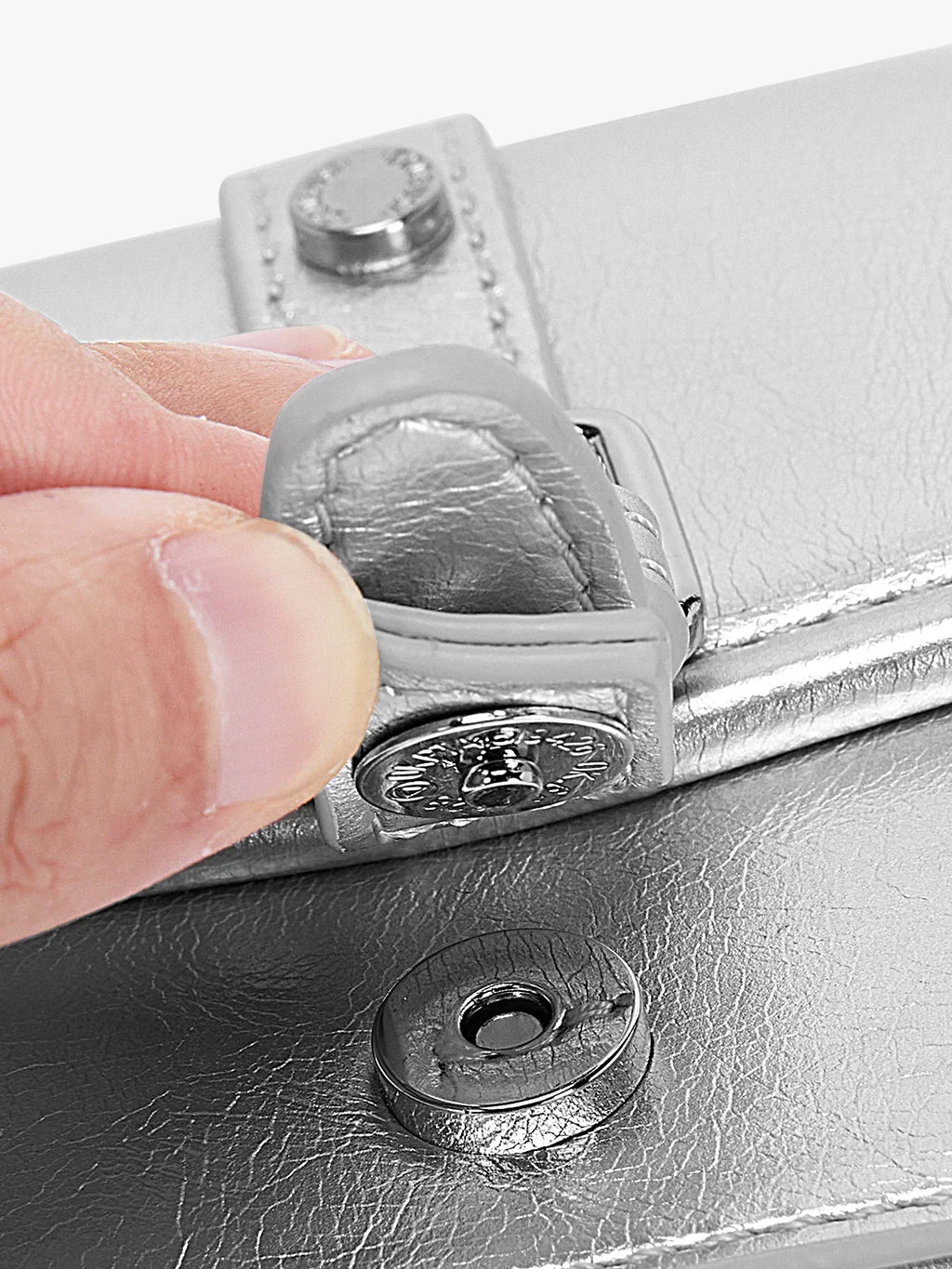 Mia Wide Strap Vegan Leather Crossbody Bag