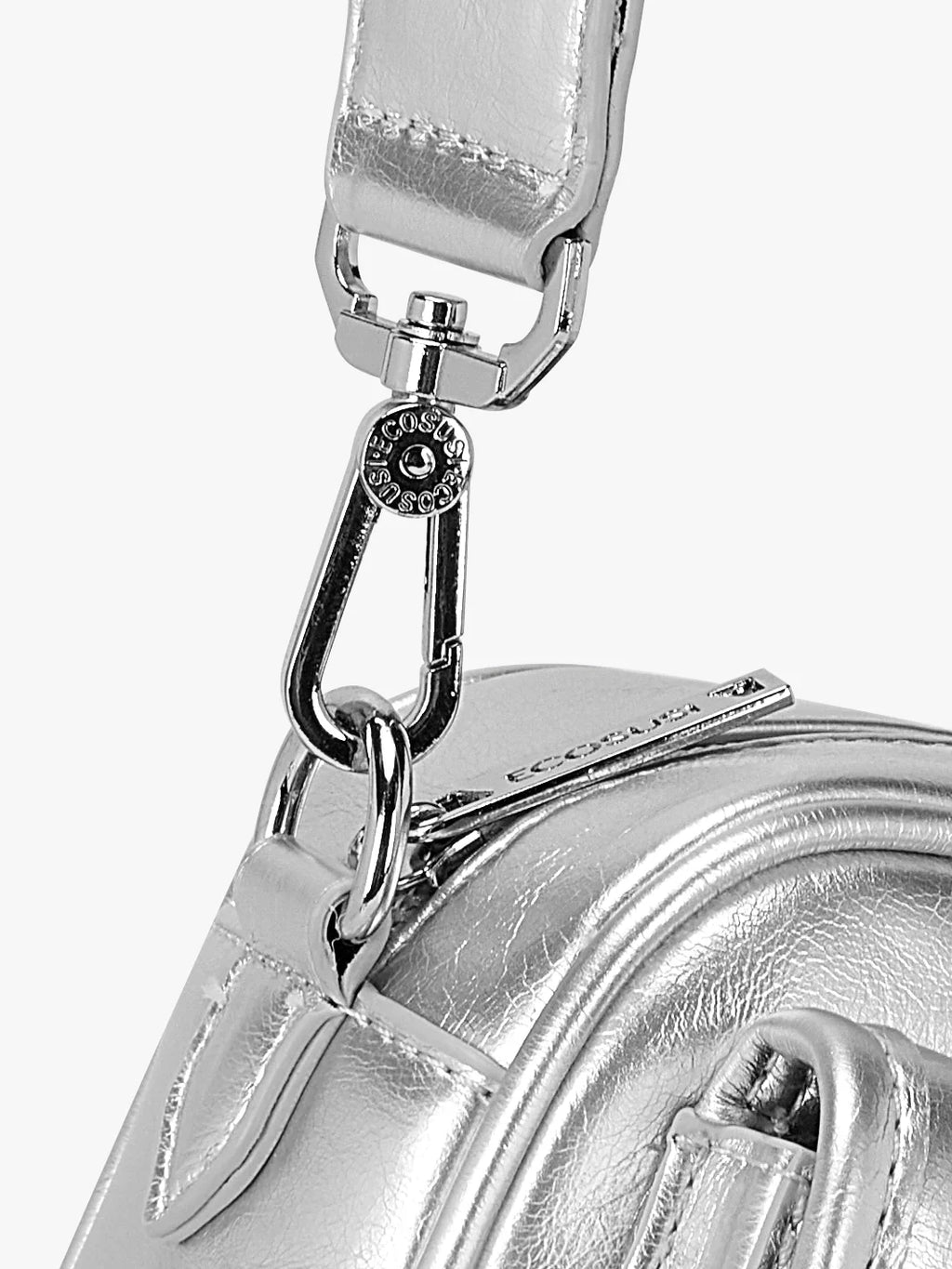 Mia Wide Strap Vegan Leather Crossbody Bag