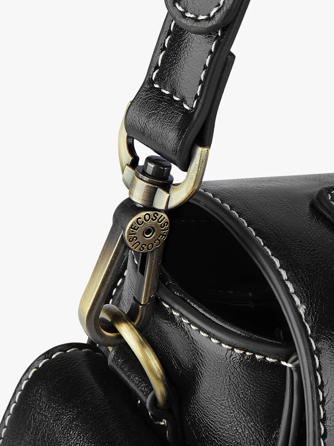 Alison Vintage Vegan Leather Crossbody Bag