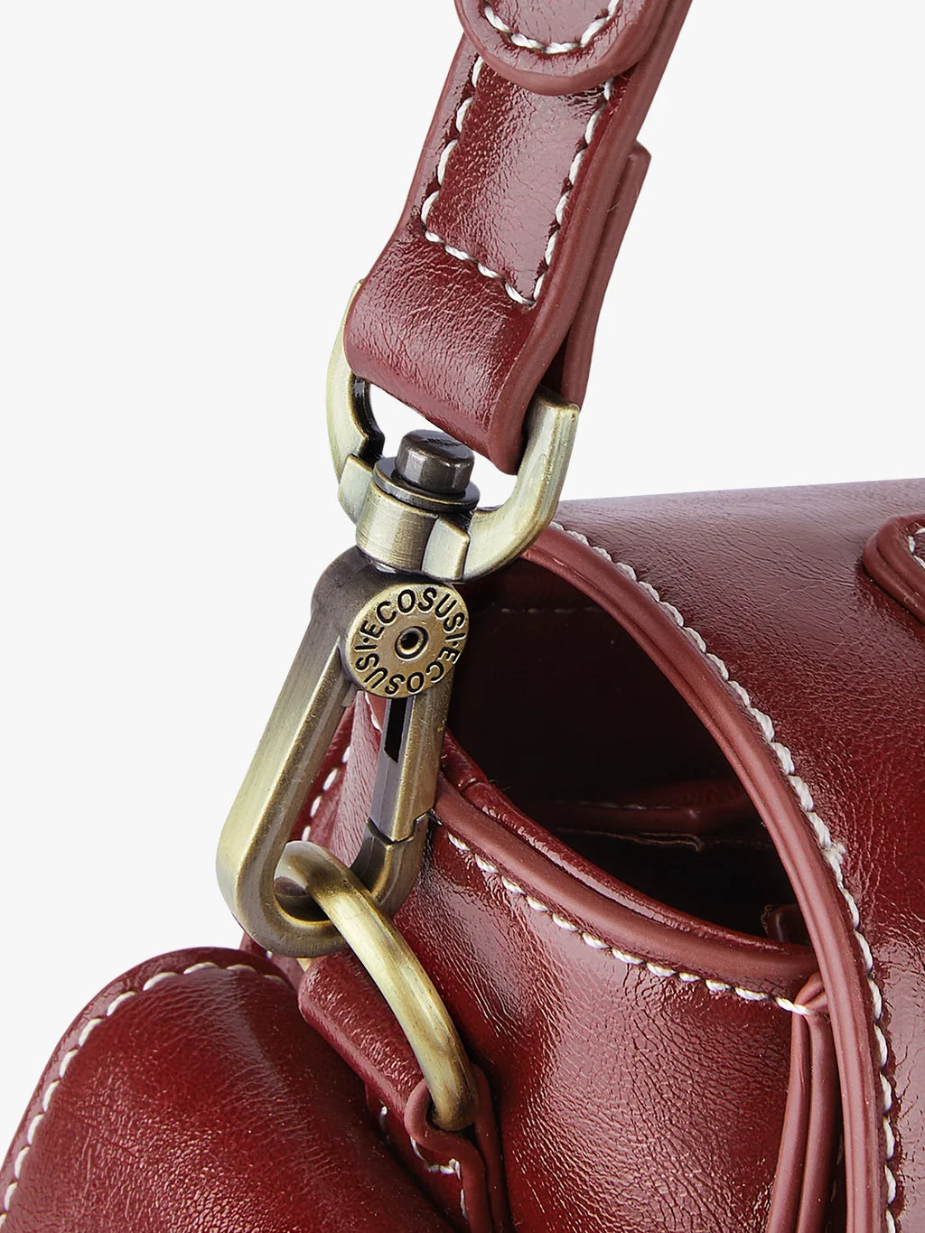 Alison Vintage Vegan Leather Crossbody Bag