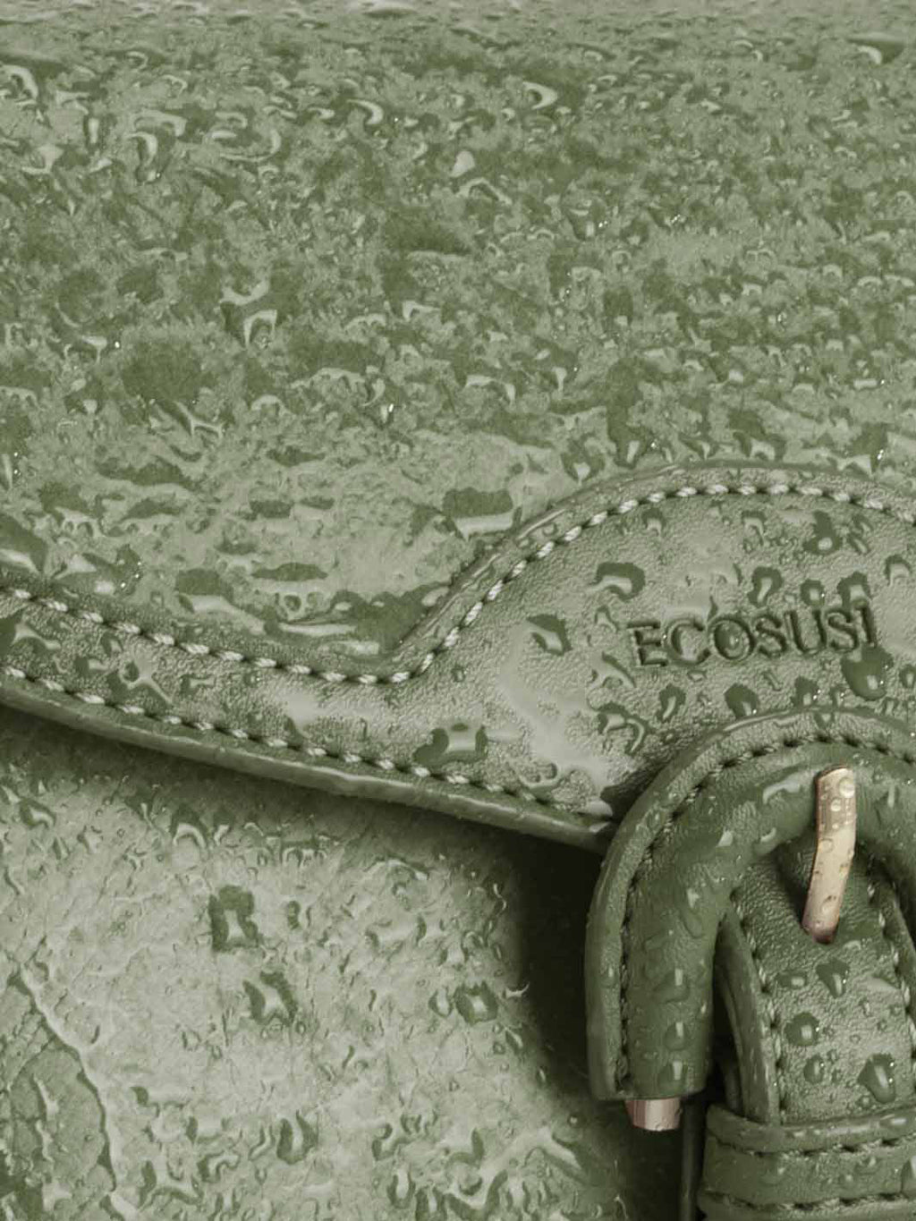 Evelina Washable Paper Vintage Saddle Crossbody