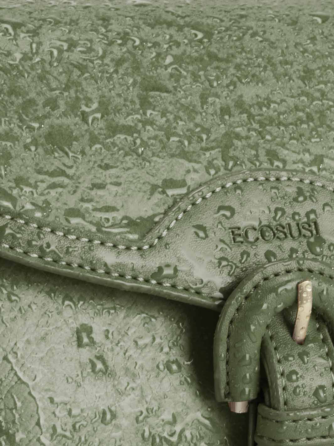 Evelina Washable Paper Vintage Saddle Crossbody