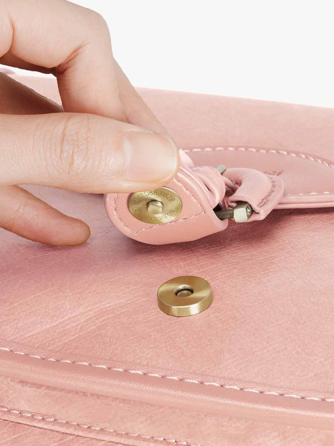 Evelina Washable Paper Vintage Saddle Crossbody