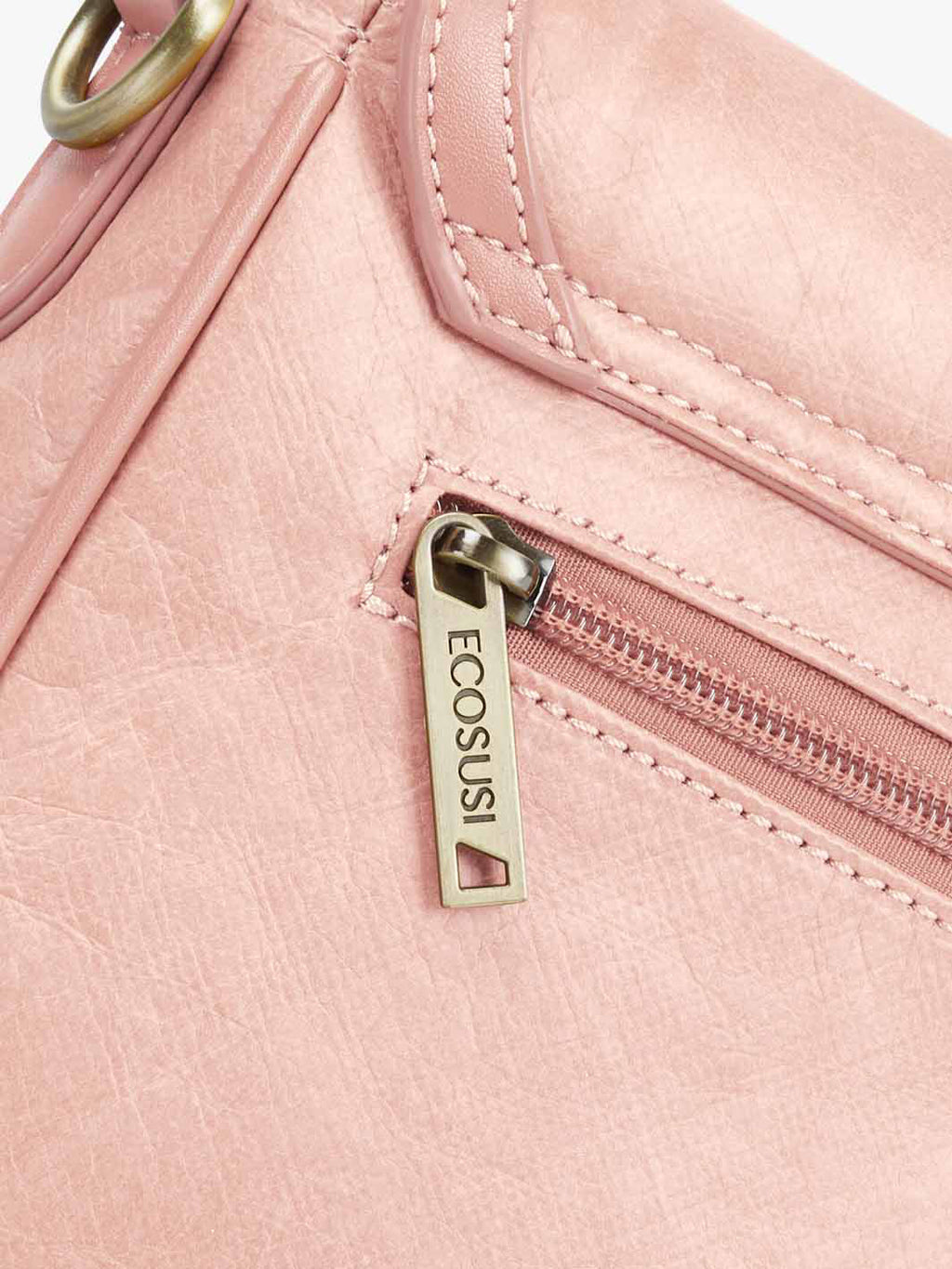 Evelina Washable Paper Vintage Saddle Crossbody