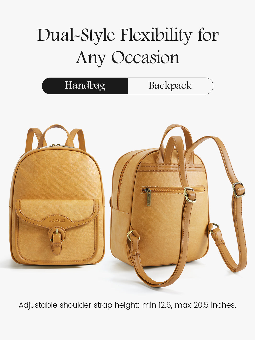 Evelina Washable Paper Mini Backpack