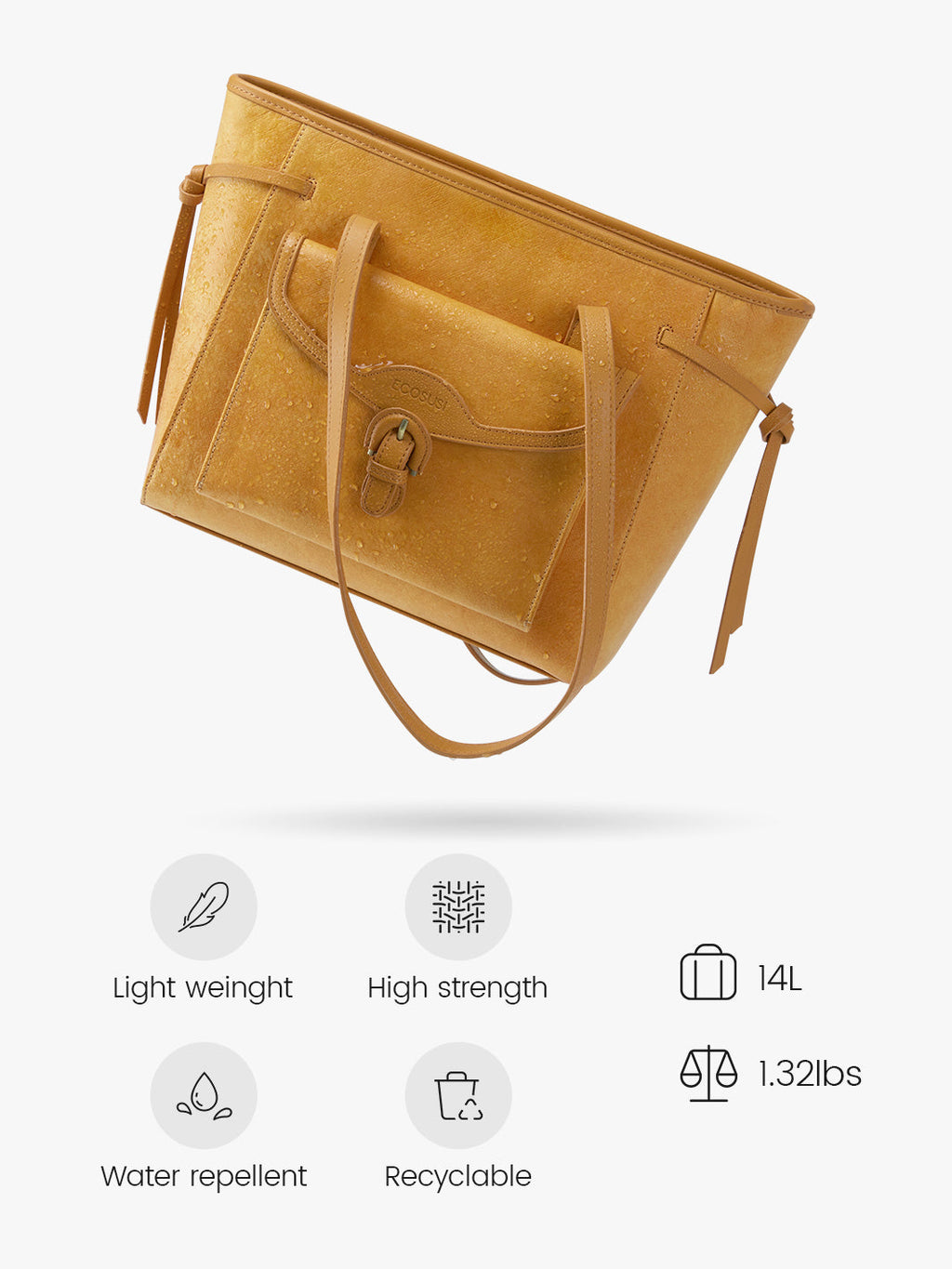 Evelina Washable Paper Classic Tote