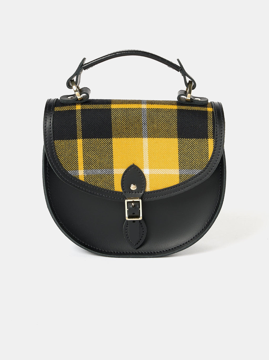 The Isla - Black with Yellow Tartan