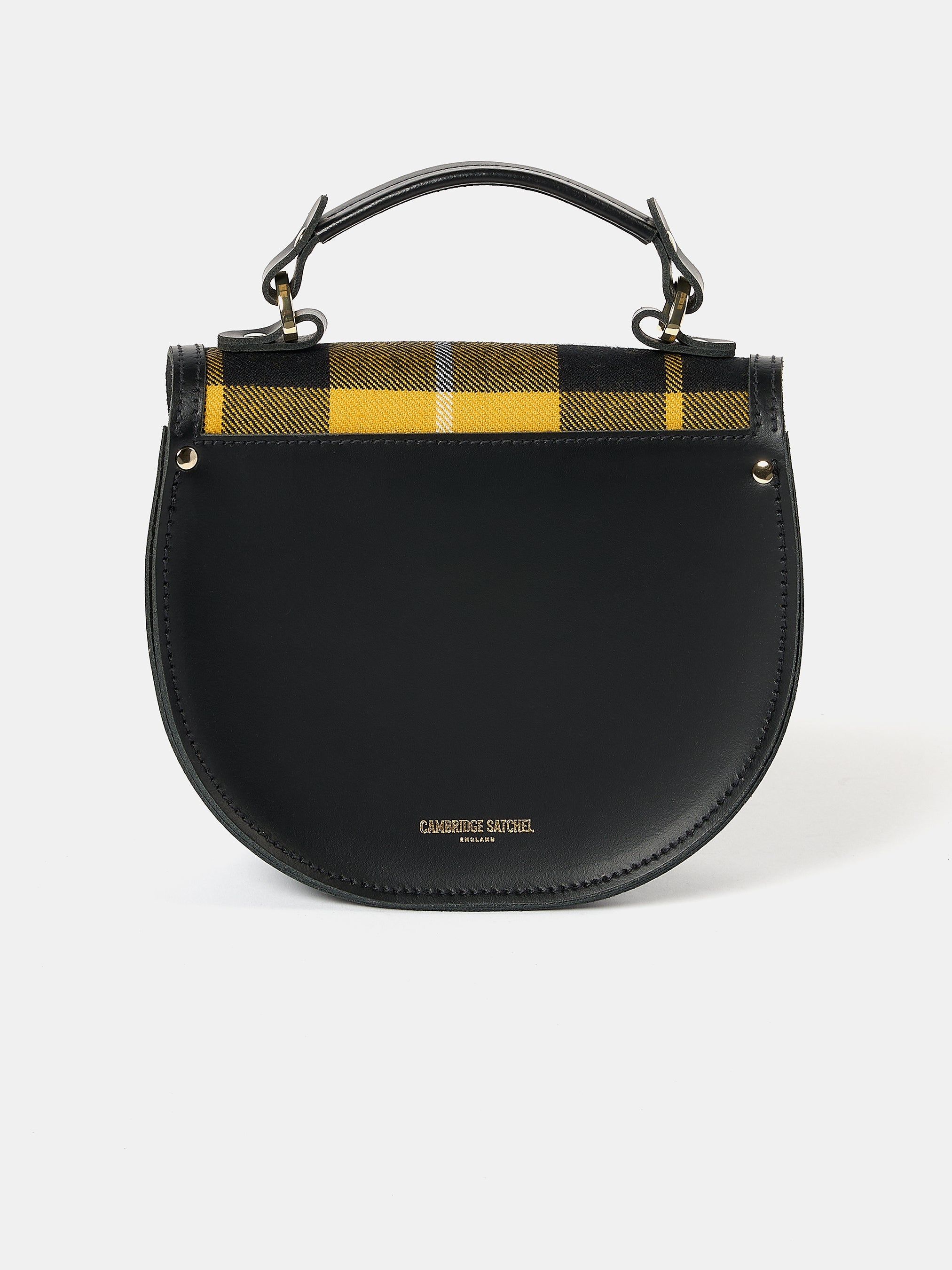 The Isla - Black with Yellow Tartan