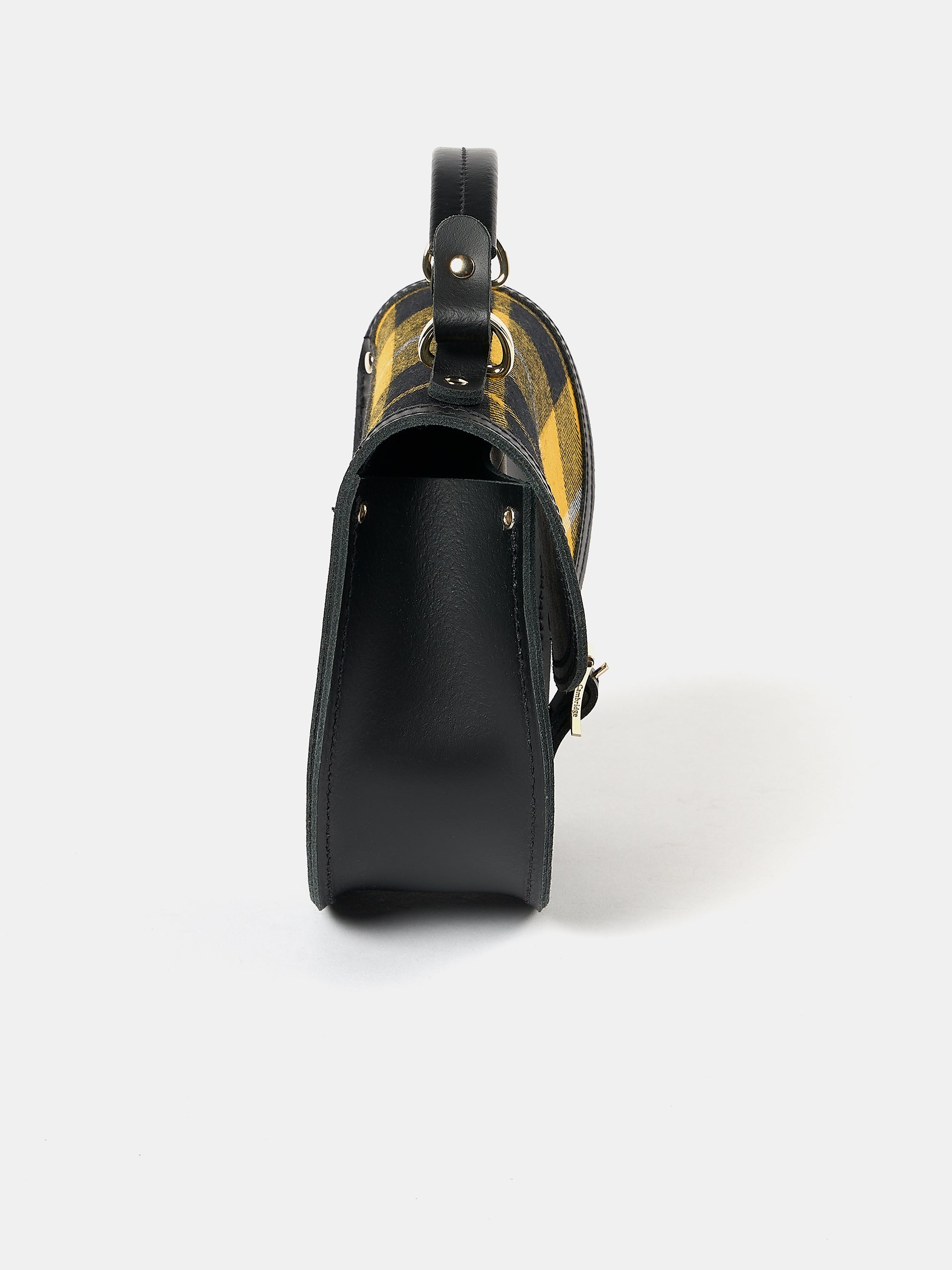 The Isla - Black with Yellow Tartan