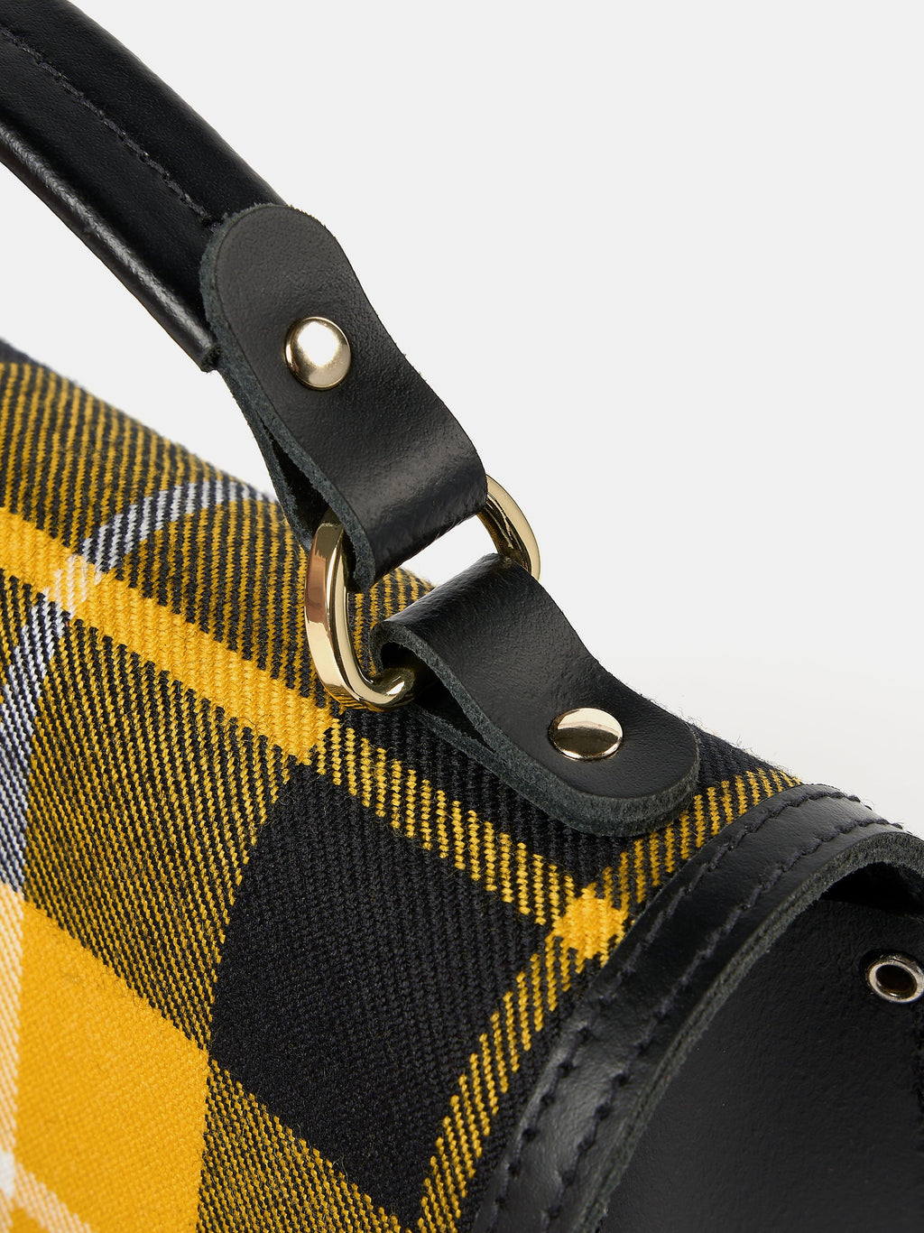 The Isla - Black with Yellow Tartan