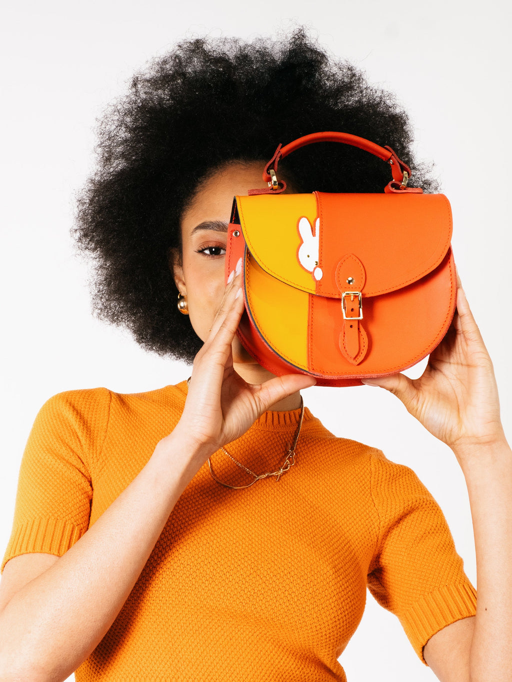 The Hiding Miffy Isla - Carrot Orange, Windsor Tan & Brilliant White