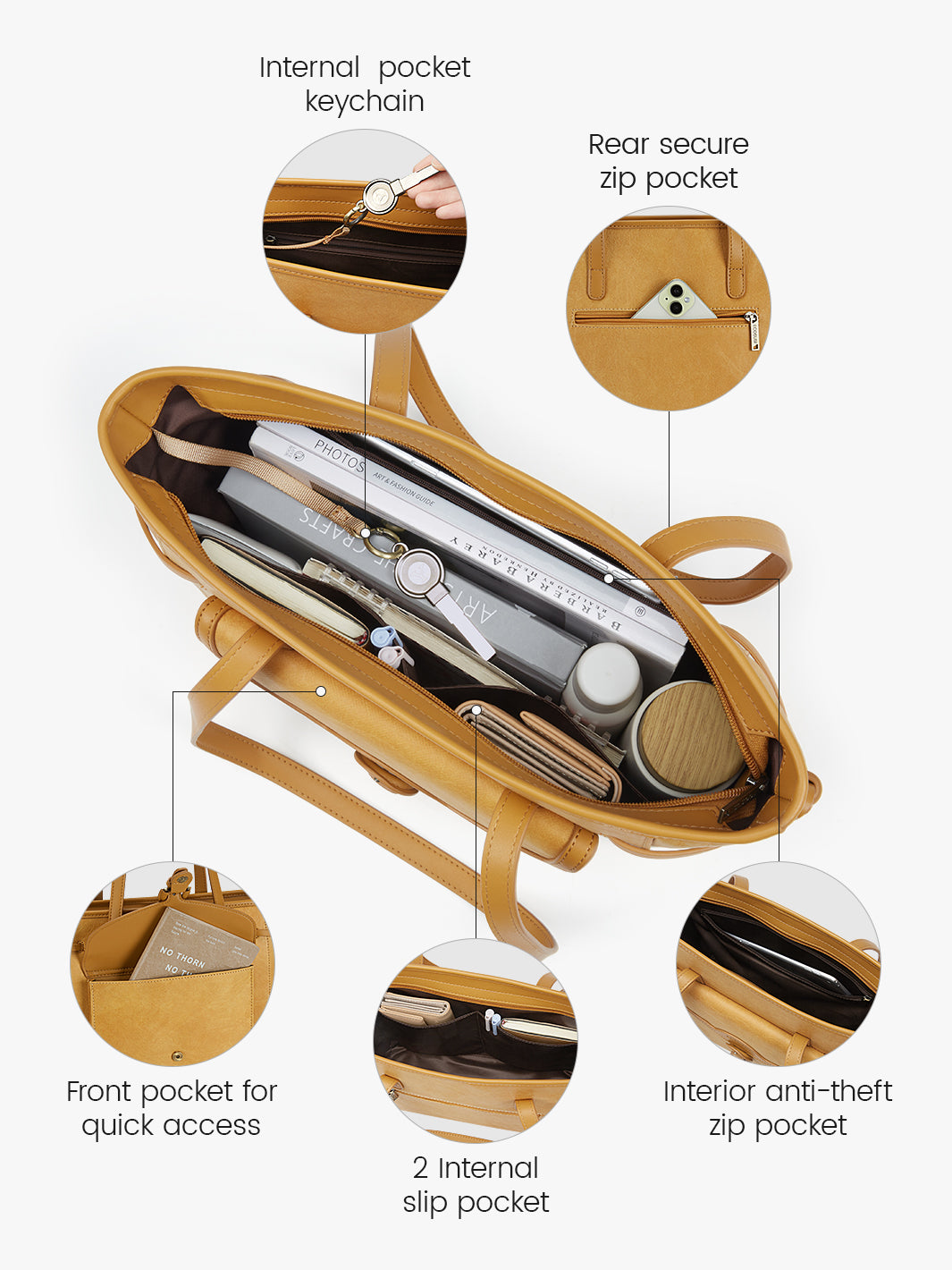 Evelina Washable Paper Classic Tote