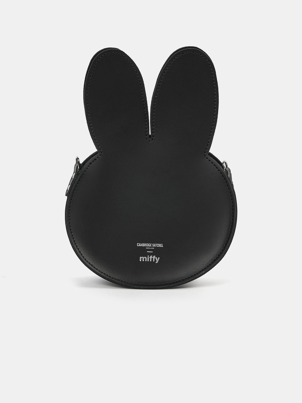 The Miffy Face Cross-Body Bag - Black and Brilliant White