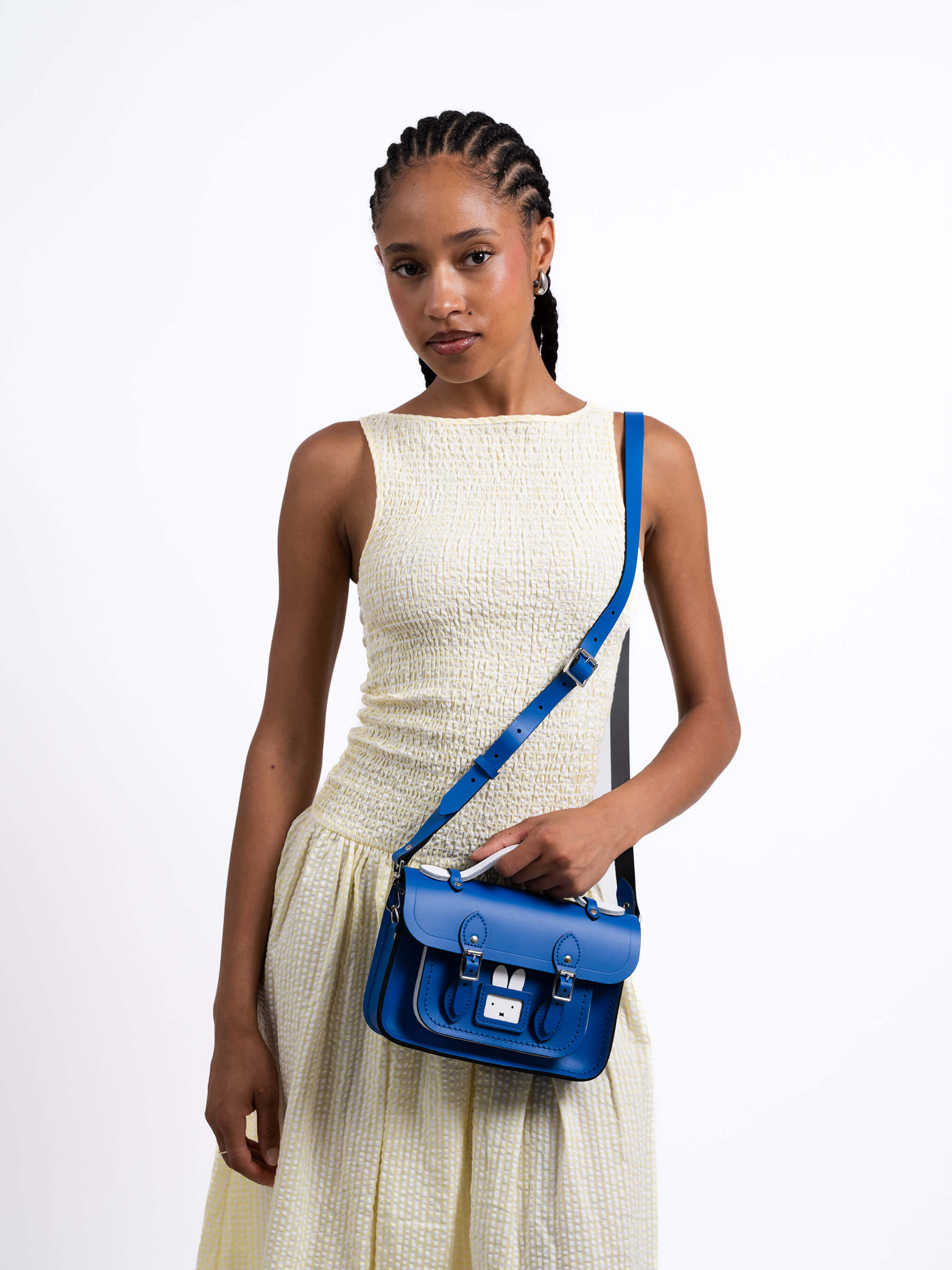 The Peekaboo Miffy Mini Satchel - Royal Blue