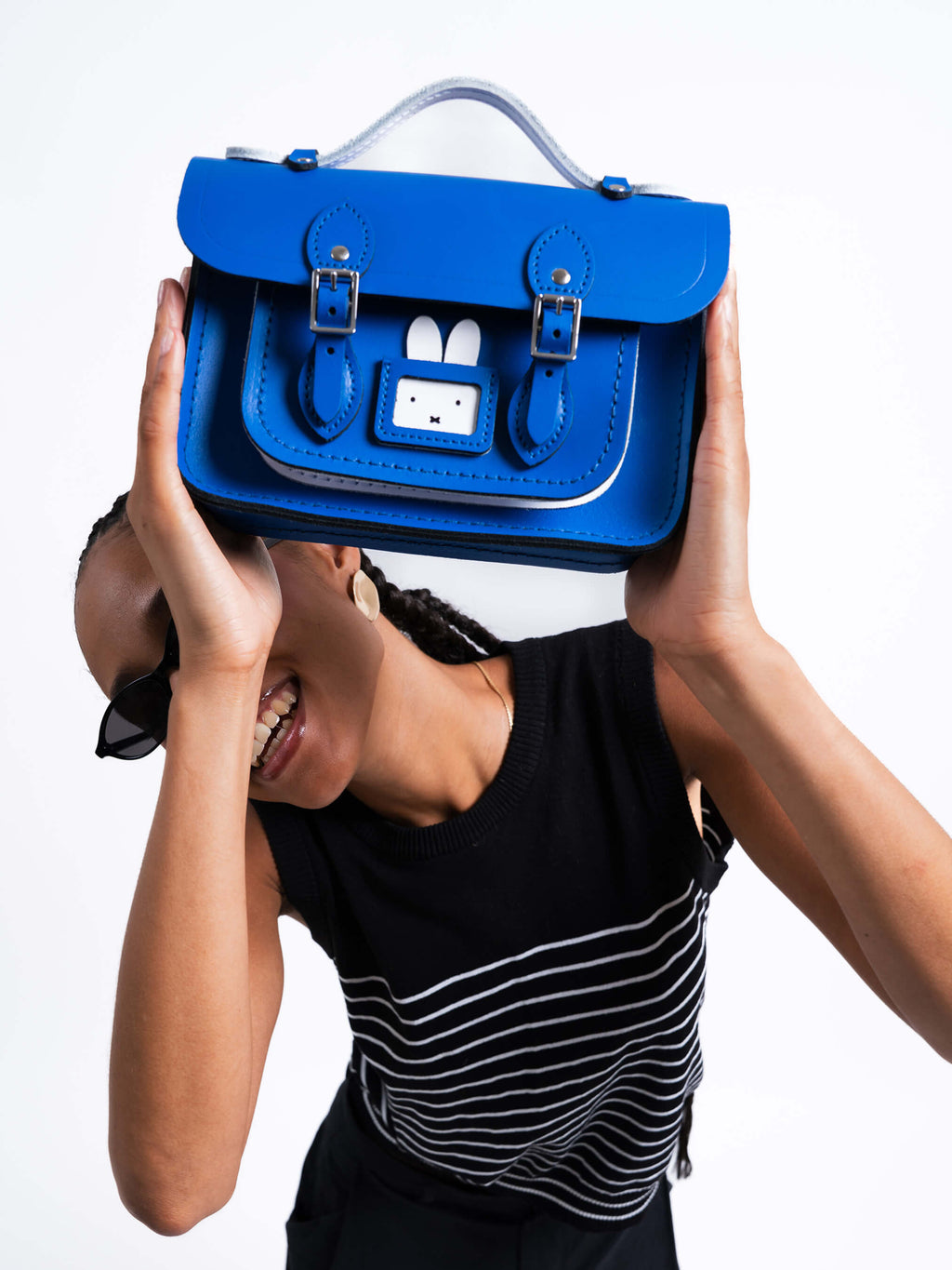 The Peekaboo Miffy Mini Satchel - Royal Blue