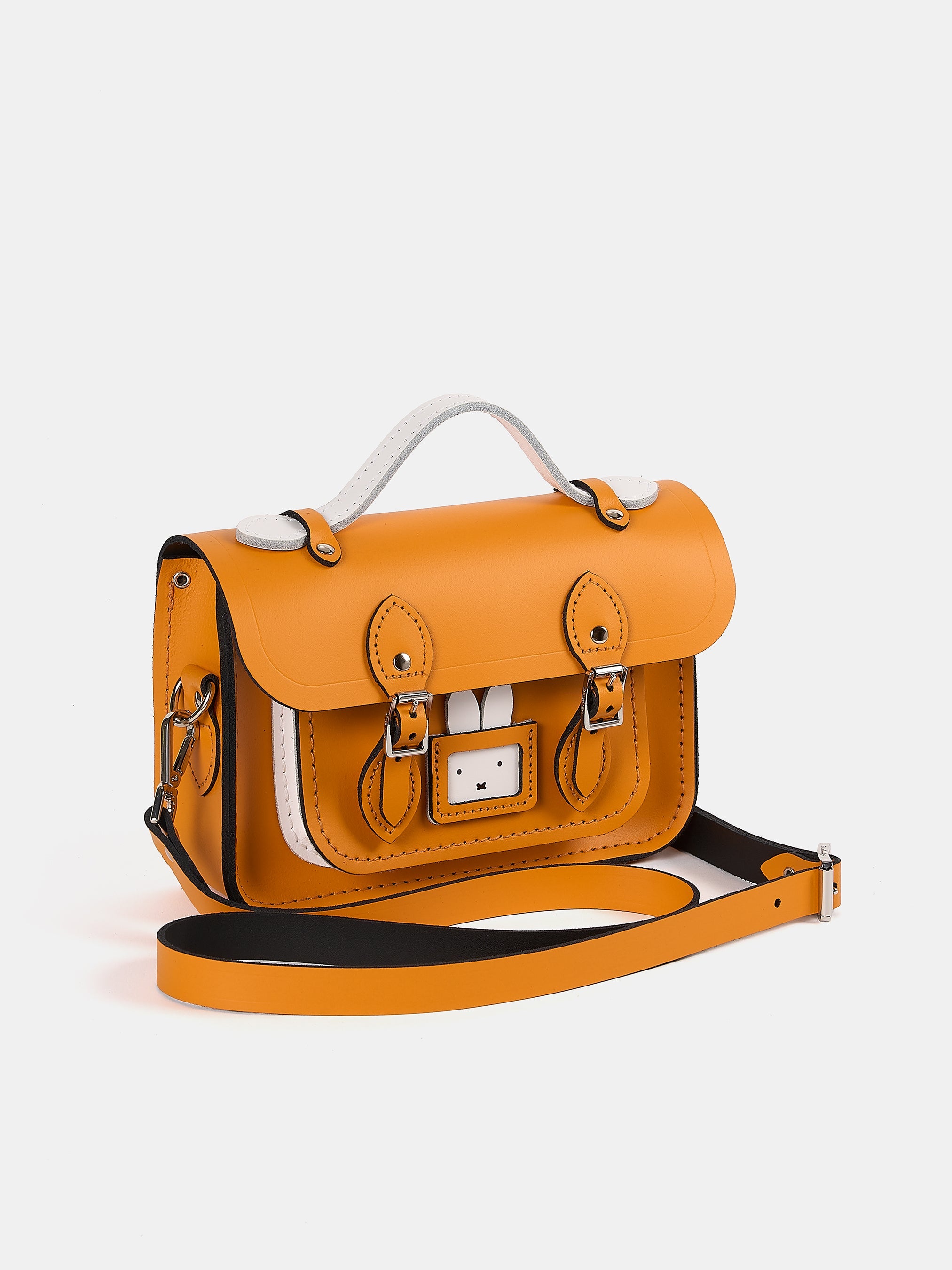 The Peekaboo Miffy Mini Satchel - Carrot Orange