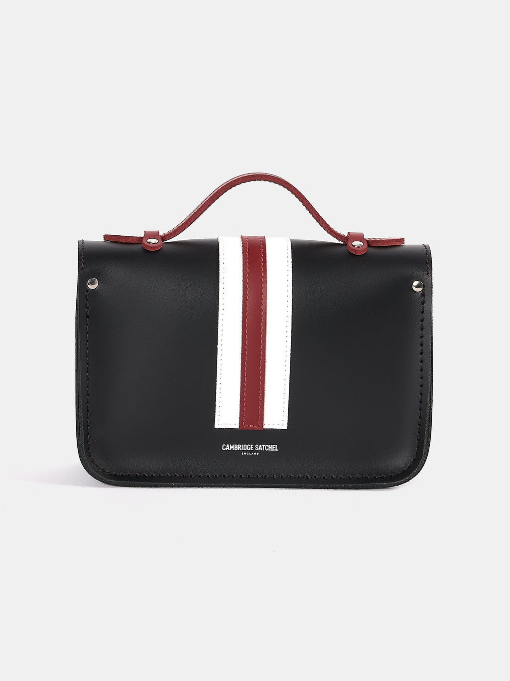 The Mini - Black with Harvard Stripe