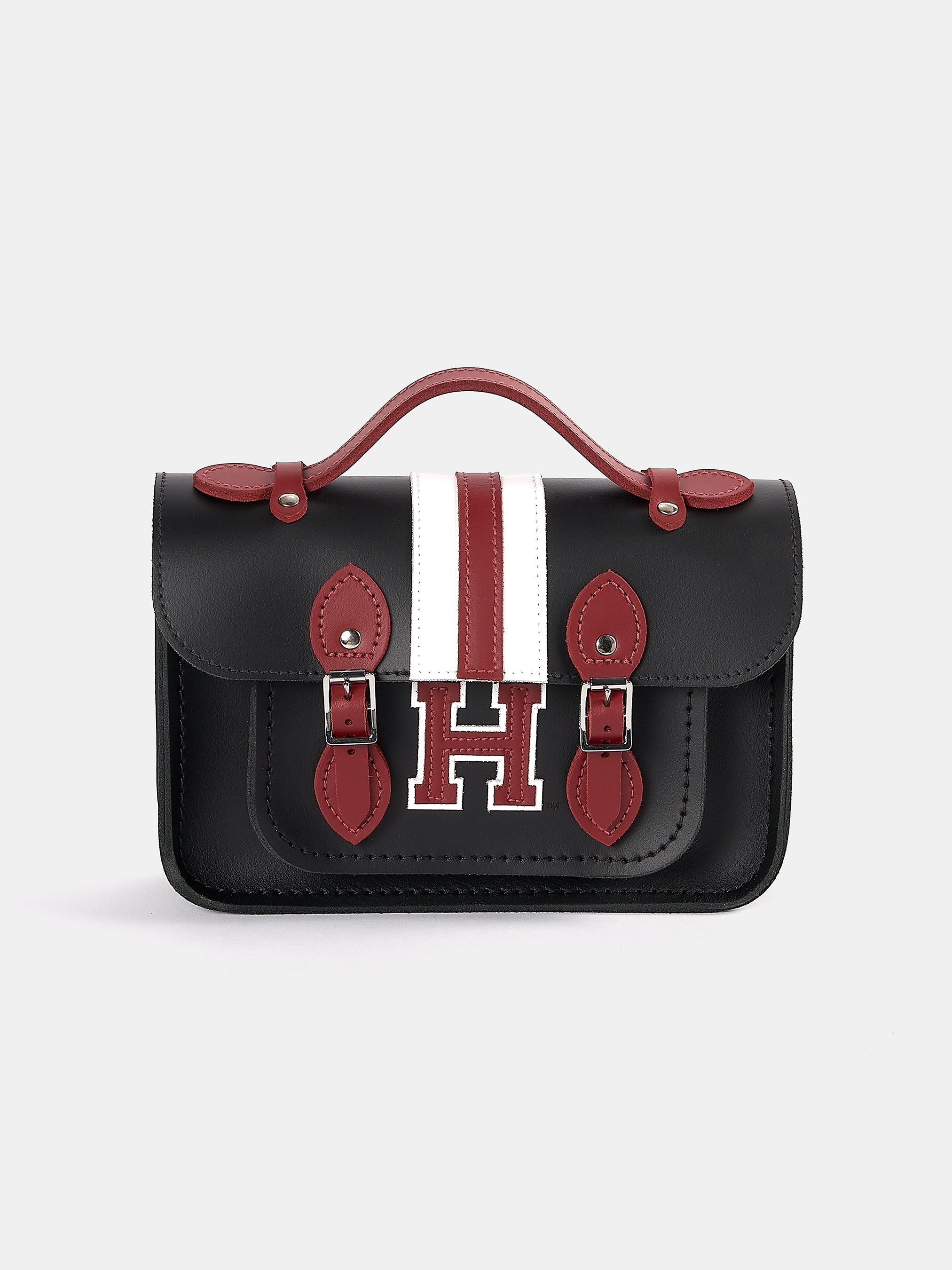 The Mini - Black with Harvard Stripe