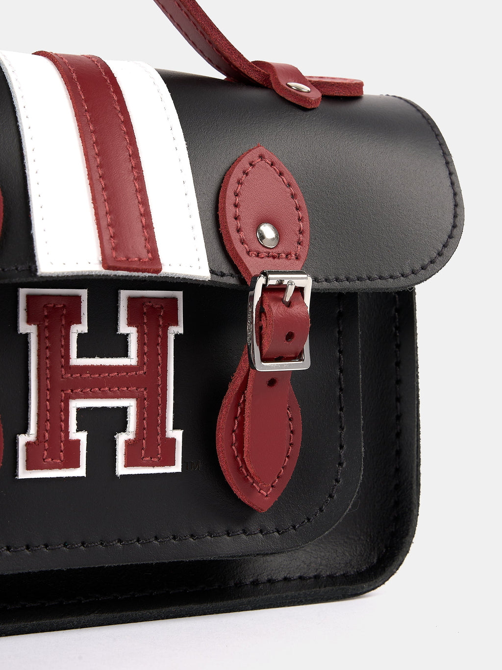 The Mini - Black with Harvard Stripe