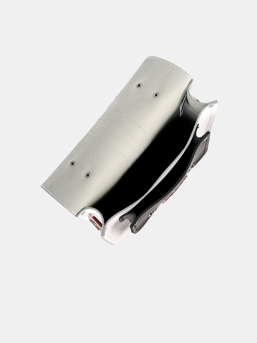 The Mini - White with Harvard Stripe