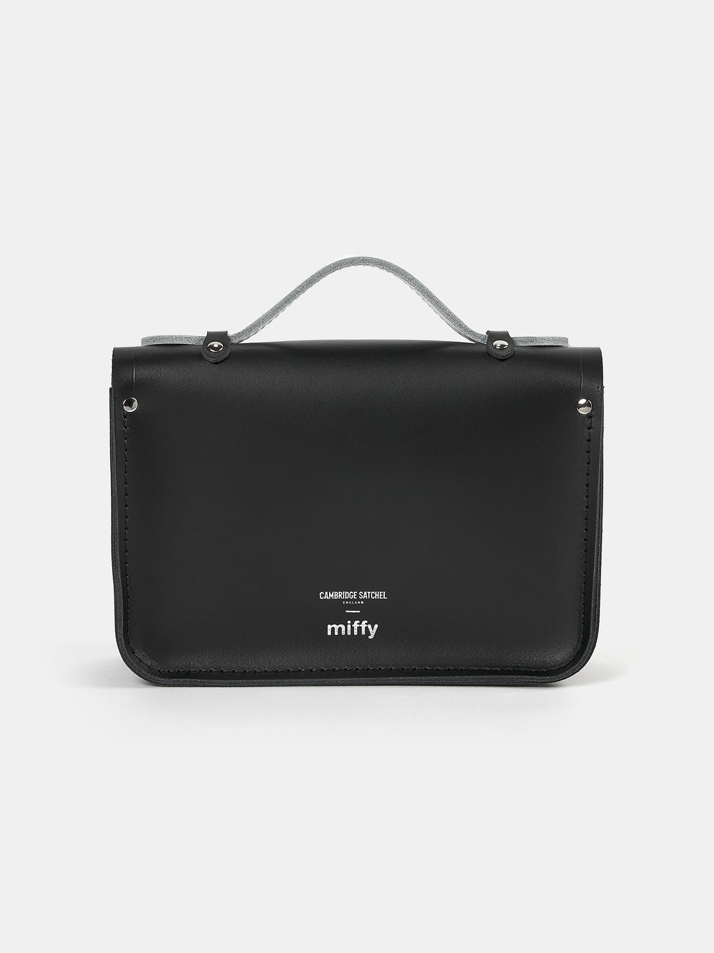 The Peekaboo Miffy Mini Satchel - Black & Brilliant White