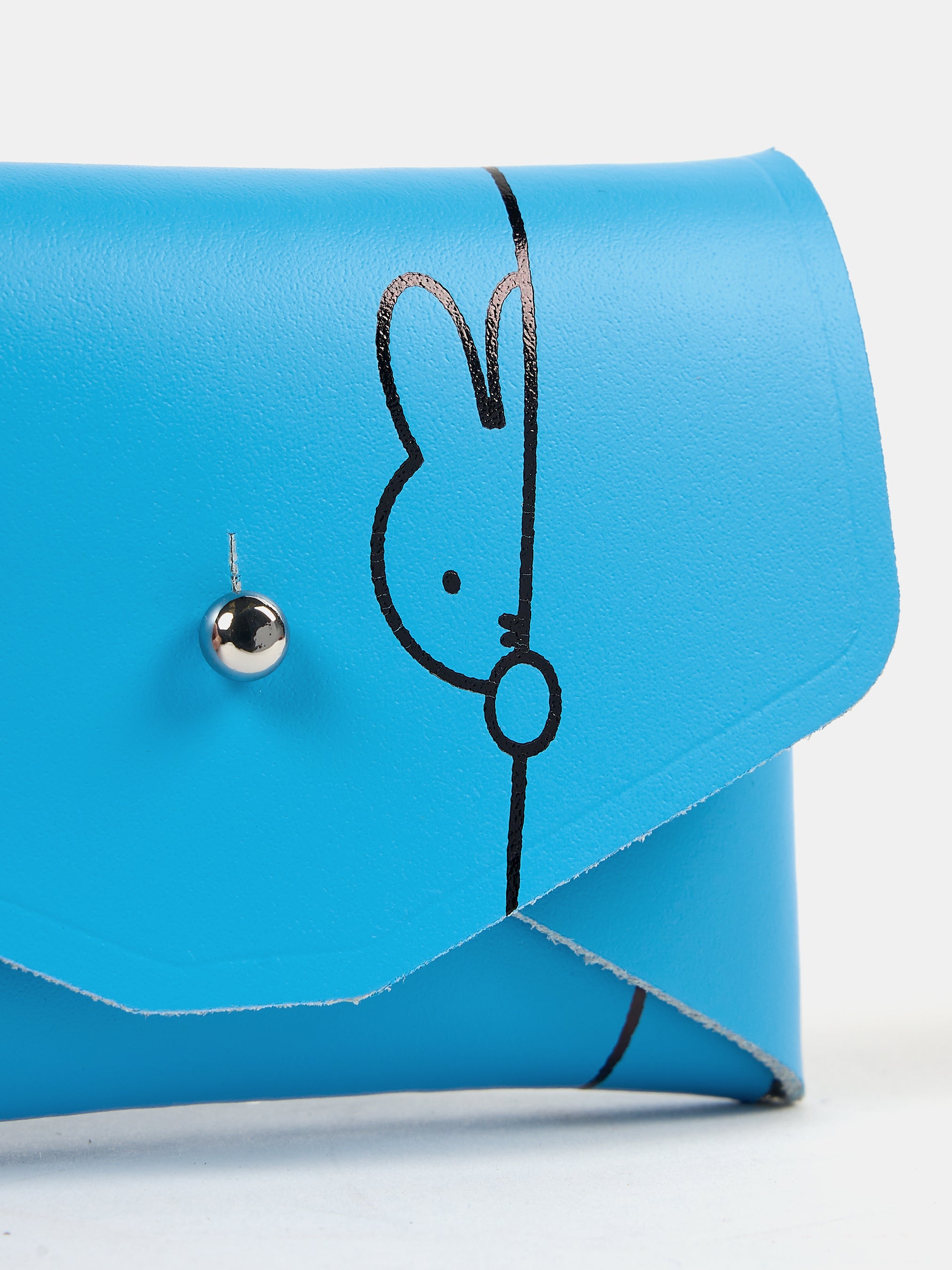 The Hiding Miffy Mini Purse - Curious Blue