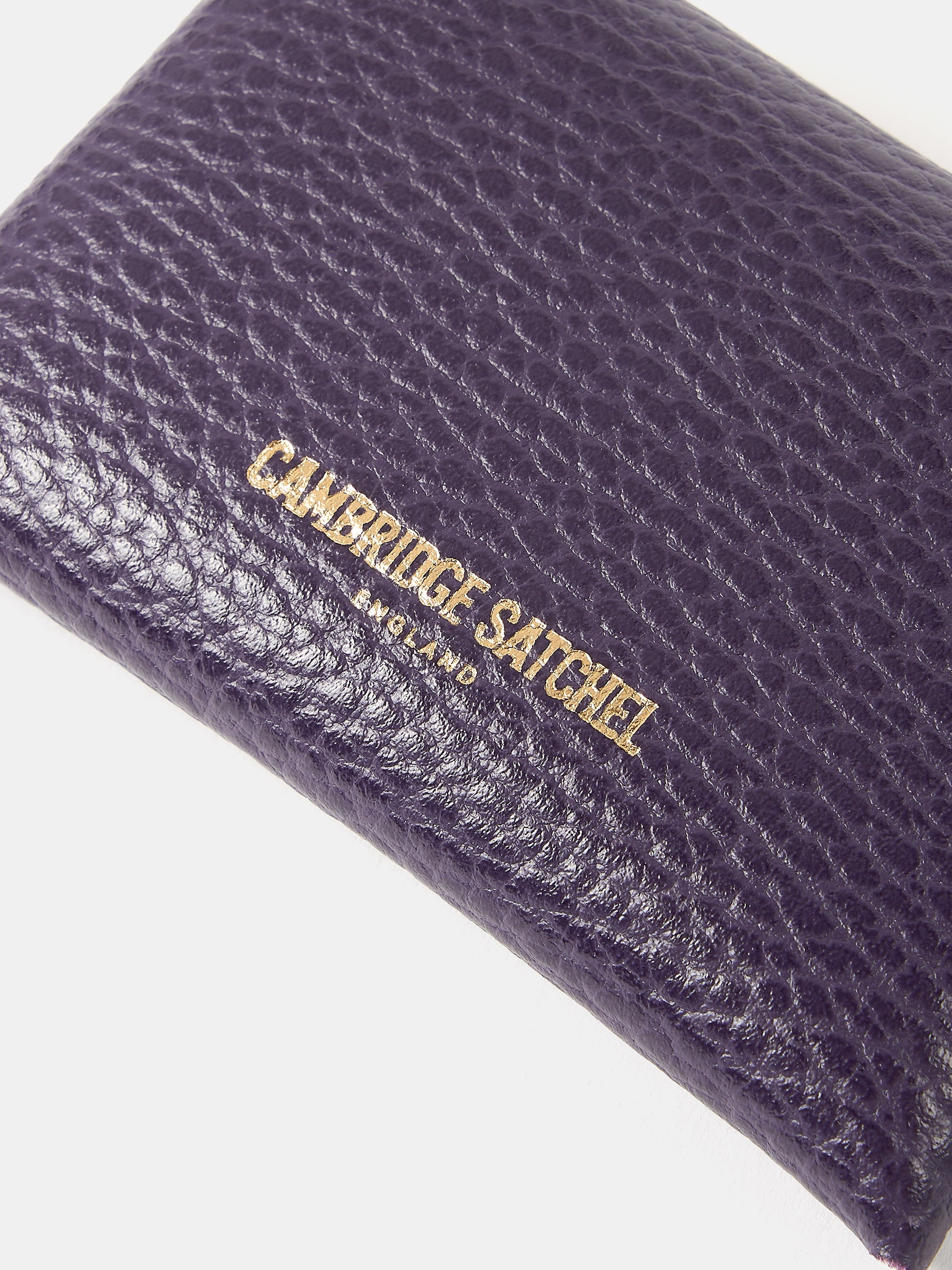 The Mini Purse - Deep Purple Celtic Grain