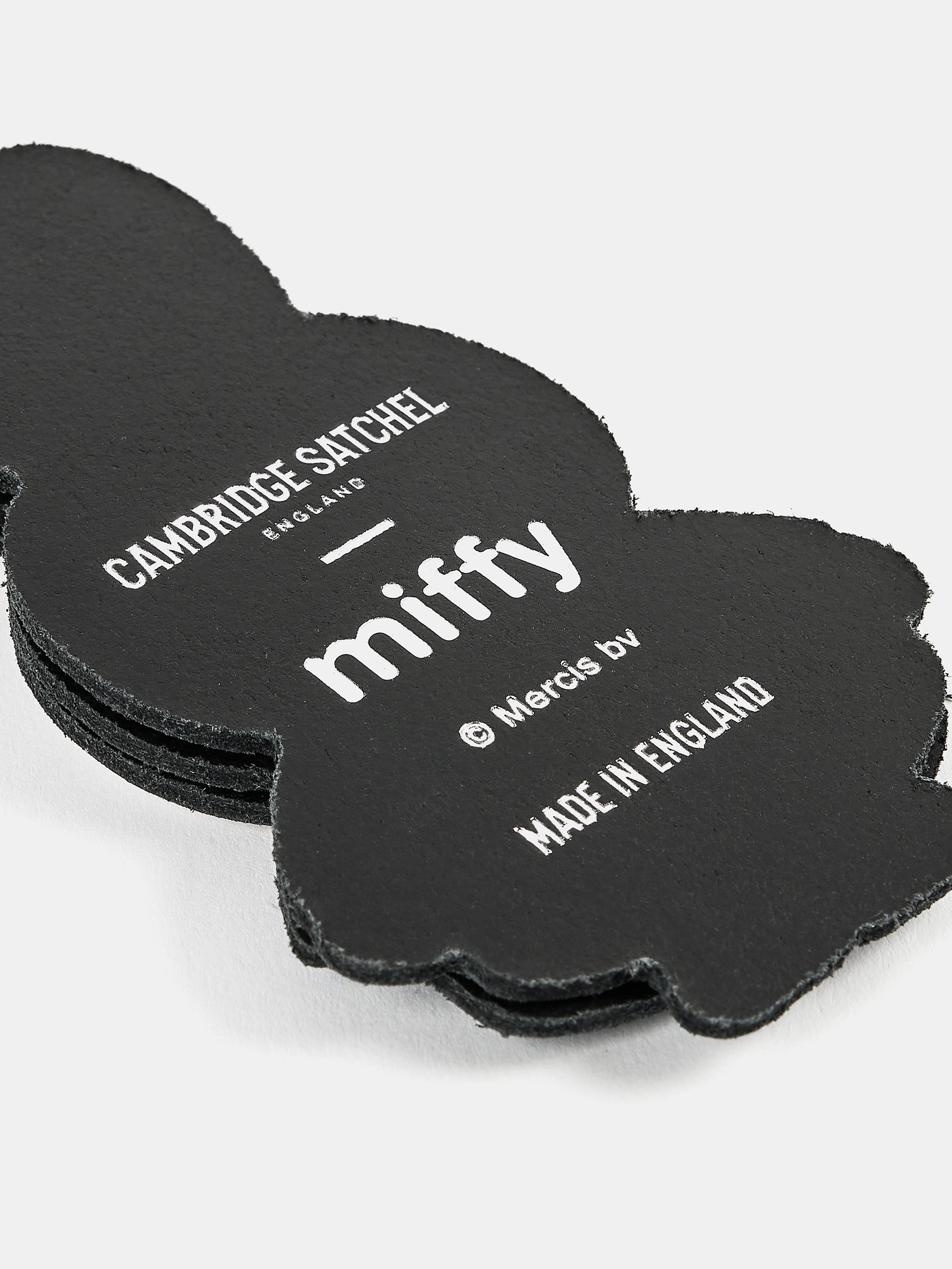 The Standing Miffy Key Charm - Black, Brilliant White & Royal Blue