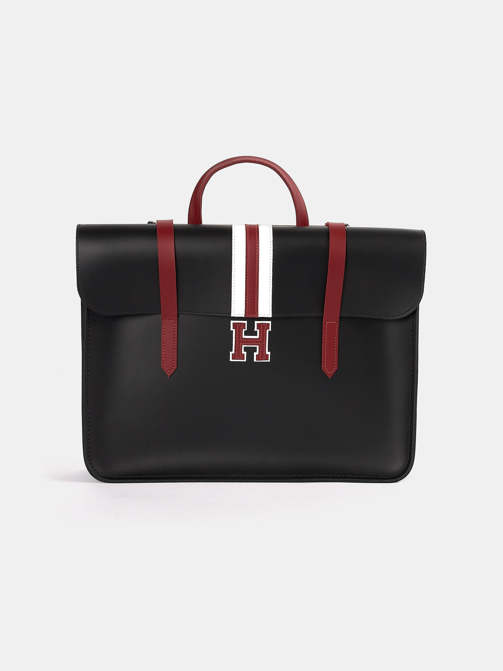 The Music Case - Black with Harvard Stripe