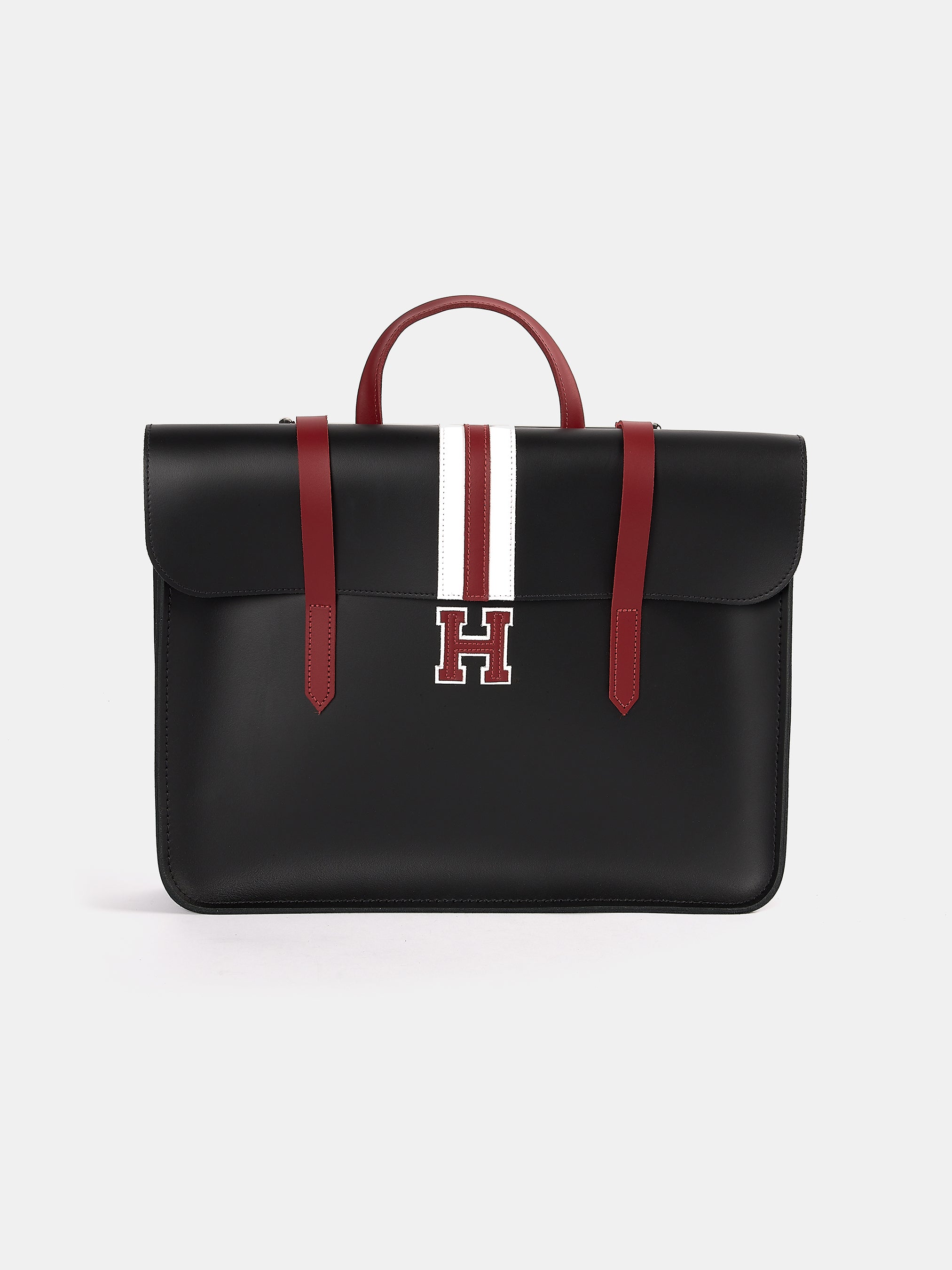The Music Case - Black with Harvard Stripe