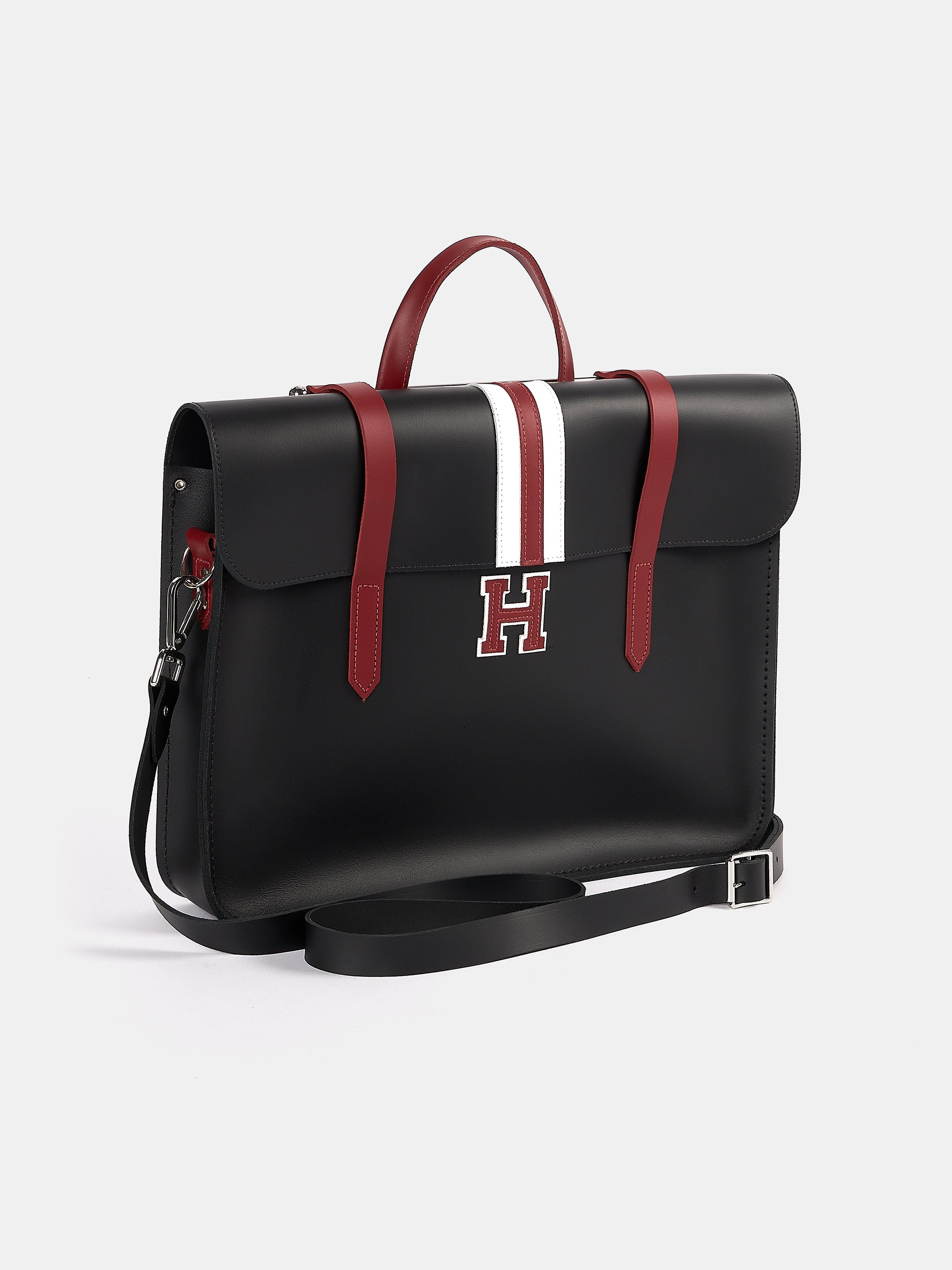 The Music Case - Black with Harvard Stripe