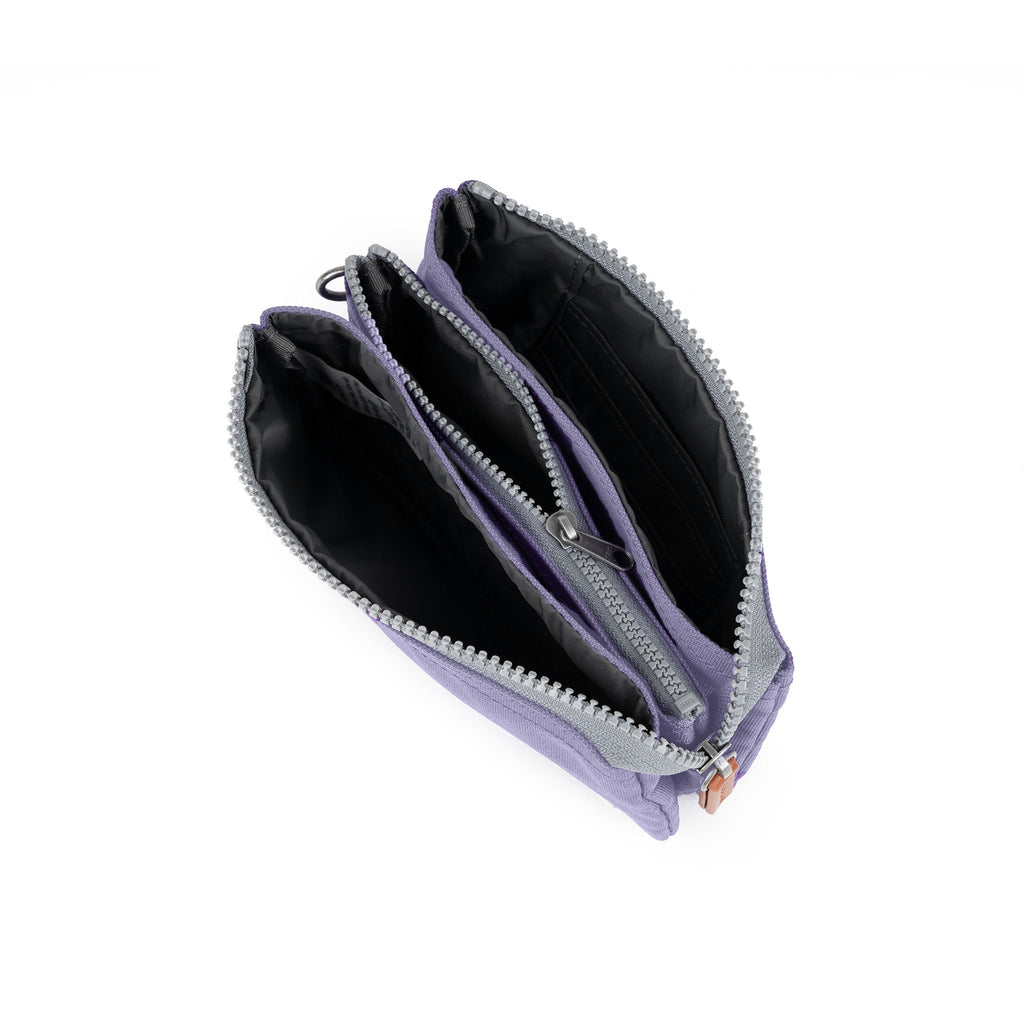 Carnaby Wallet in Lavender With Strap