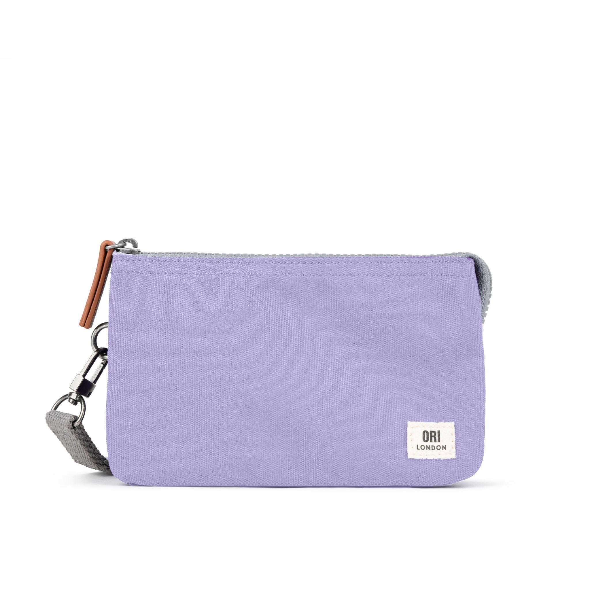 Carnaby Wallet in Lavender With Strap