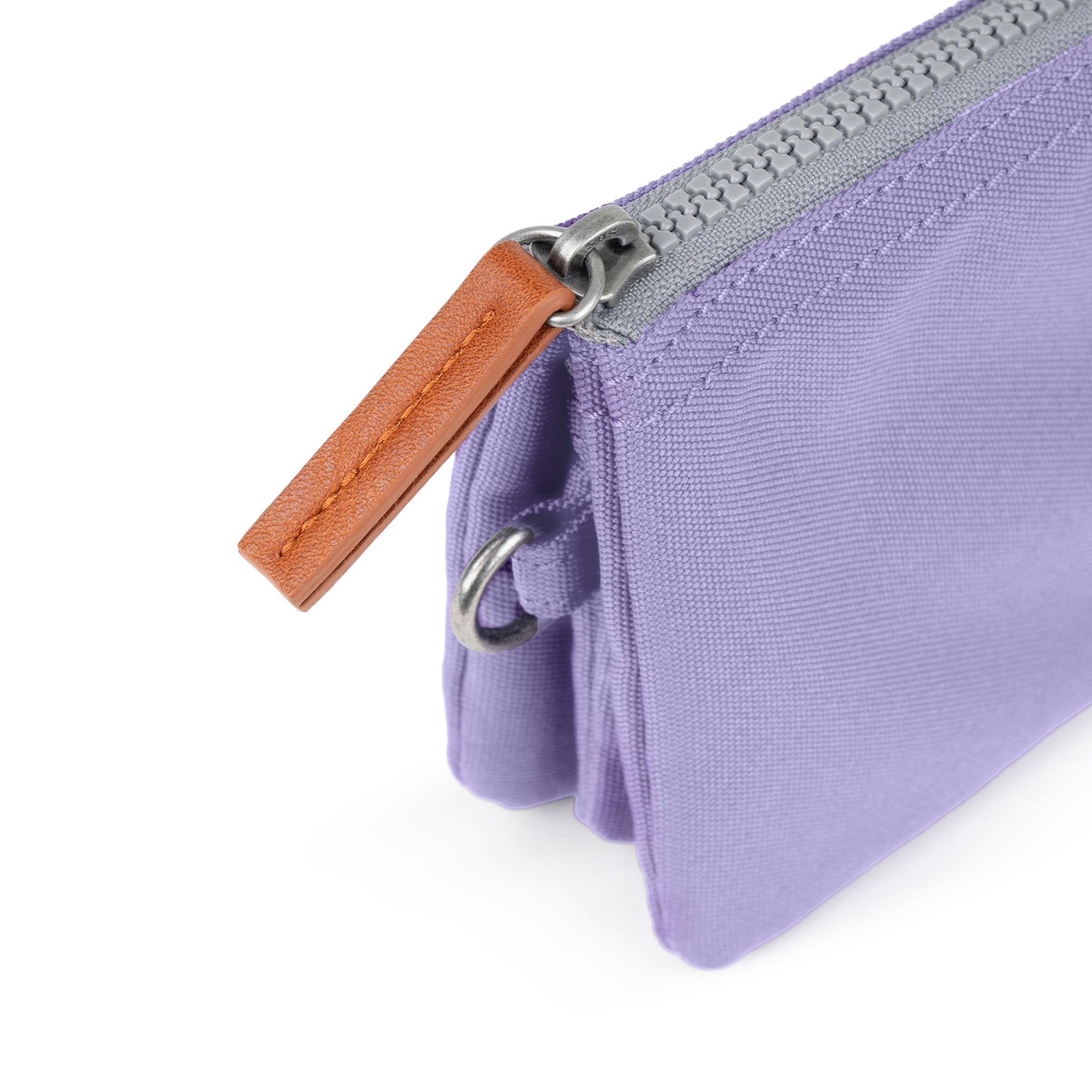 Carnaby Wallet in Lavender With Strap