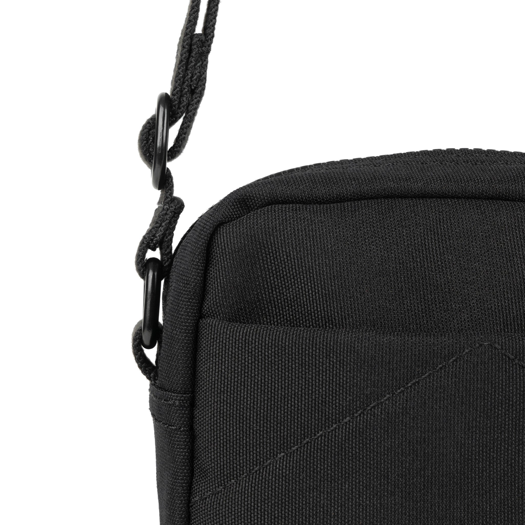 All Black Bond Pocket Crossbody in Ash