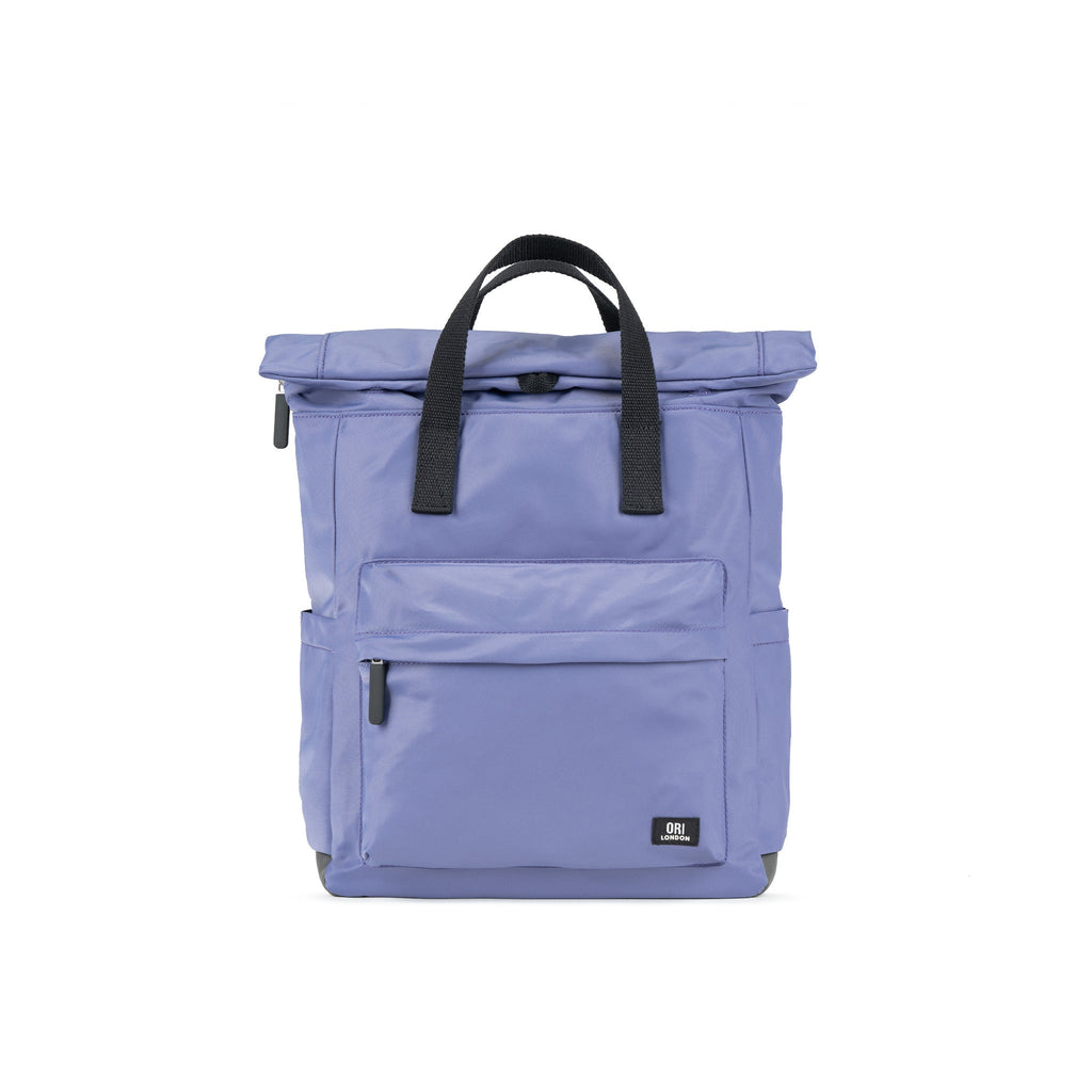 Black Label Canfield Roll Top Backpack in Dusted Peri