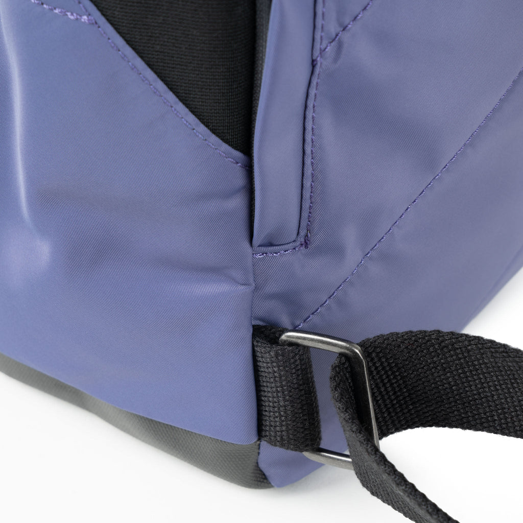 Black Label Canfield Roll Top Backpack in Dusted Peri