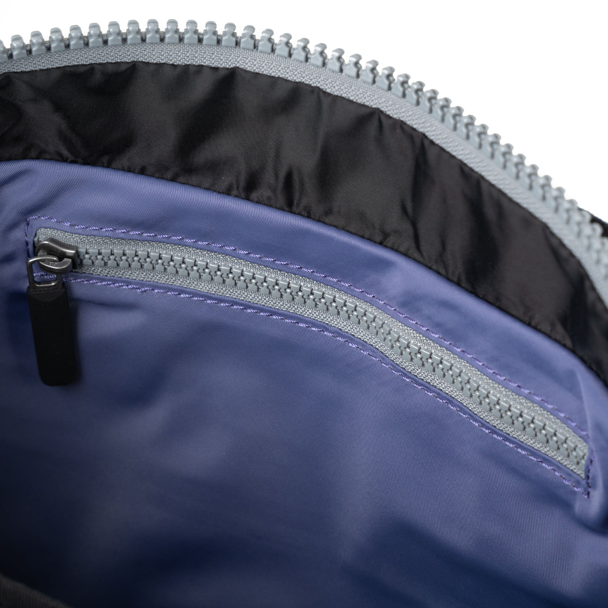 Black Label Canfield Roll Top Backpack in Dusted Peri