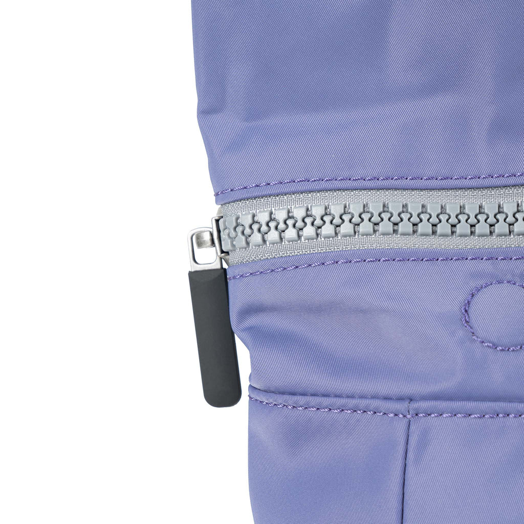 Black Label Canfield Roll Top Backpack in Dusted Peri