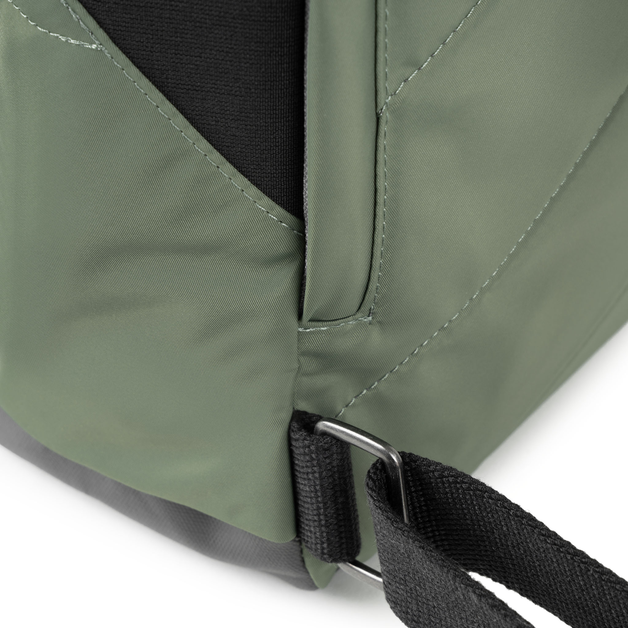 Black Label Canfield Roll Top Backpack in Granite