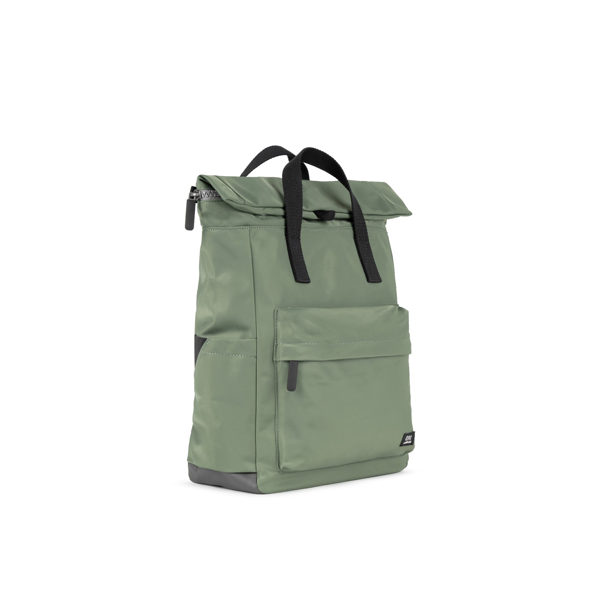 Black Label Canfield Roll Top Backpack in Granite