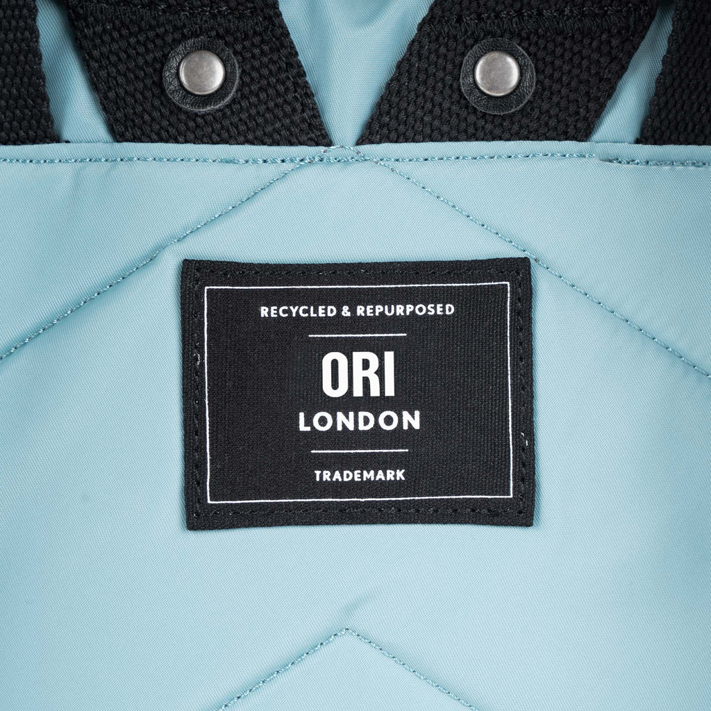 Black Label Canfield Roll Top Backpack in Spearmint