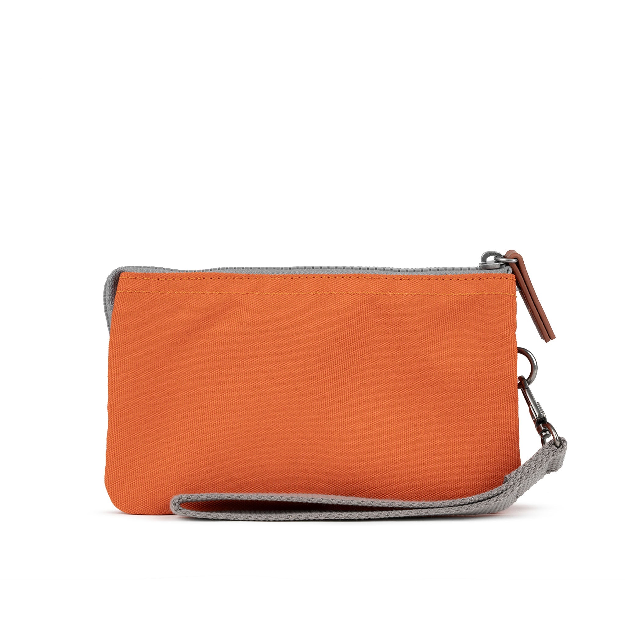 Carnaby Wallet in Atomic Orange With Strap
