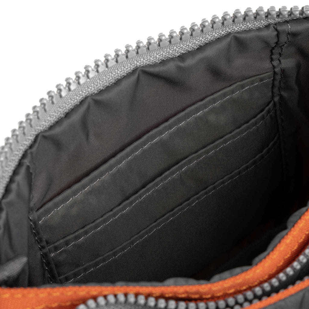 Carnaby Wallet in Atomic Orange With Strap